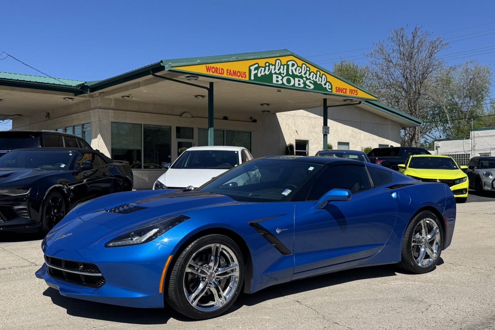 2016 Laguna Blue /Kalahari Chevrolet Corvette Stingray 2LT (1G1YD2D72G5) with an V8 6.2 Liter engine, Automatic 8 Speed transmission, located at 2304 W. Main St., Boise, ID, 83702, (208) 342-7777, 43.622105, -116.218658 - Beautiful Color Combination! Ready To Go! - Photo#18