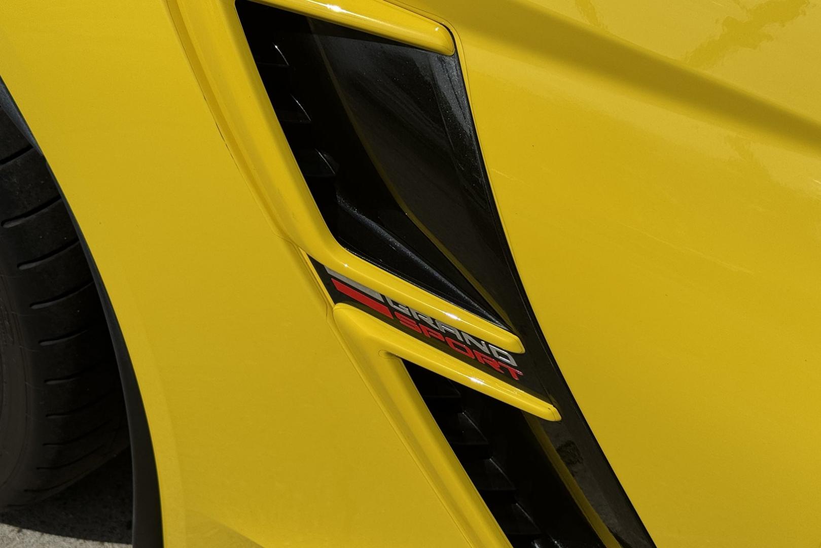2018 Corvette Racing Yellow Tintcoat /Black Chevrolet Corvette Grand Sport 2LT (1G1YY2D72J5) with an V8 6.2 Liter engine, Automatic 8 Speed transmission, located at 2304 W. Main St., Boise, ID, 83702, (208) 342-7777, 43.622105, -116.218658 - Stunning Corvette Grand Sport! - Photo#1