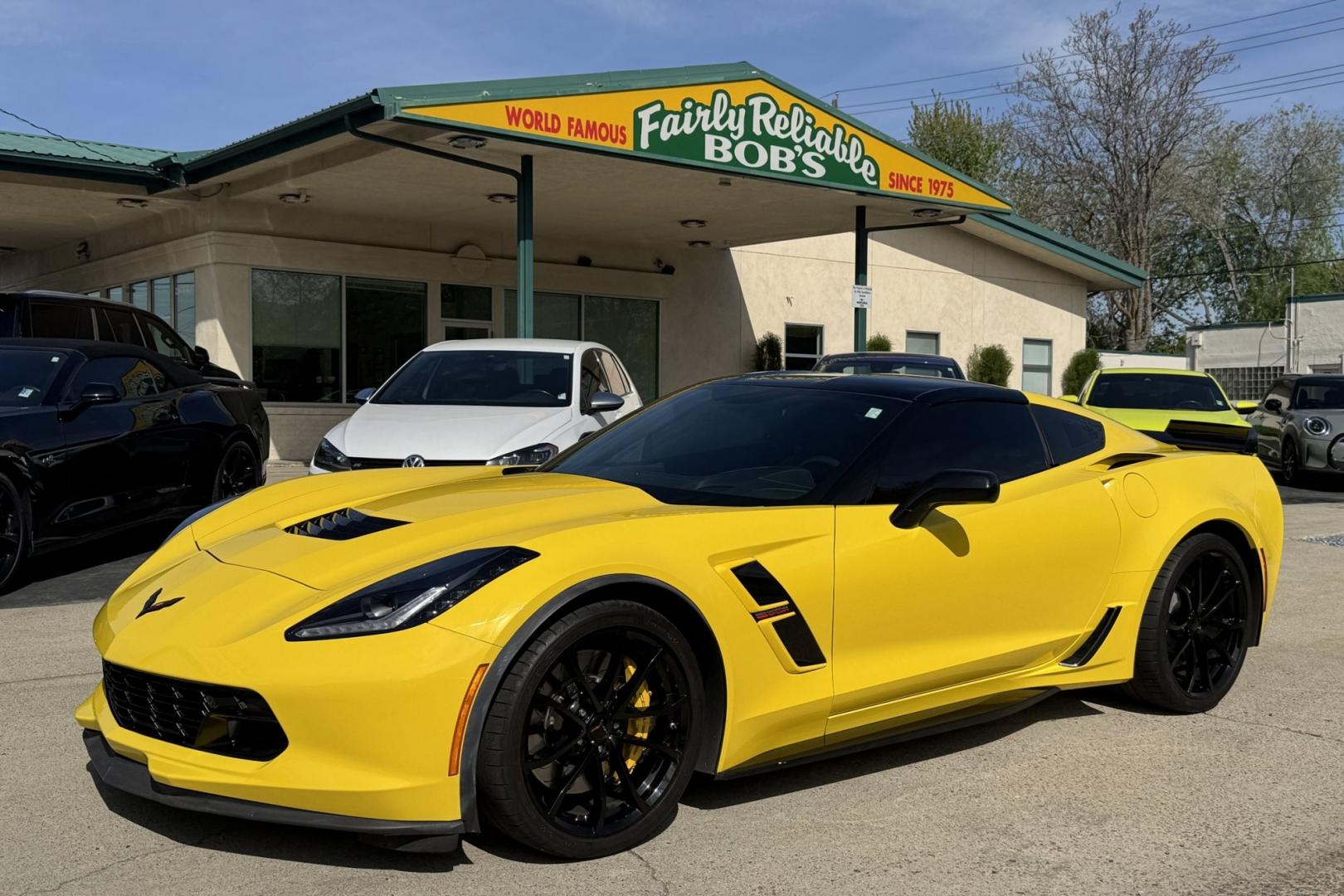 2018 Corvette Racing Yellow Tintcoat /Black Chevrolet Corvette Grand Sport 2LT (1G1YY2D72J5) with an V8 6.2 Liter engine, Automatic 8 Speed transmission, located at 2304 W. Main St., Boise, ID, 83702, (208) 342-7777, 43.622105, -116.218658 - Stunning Corvette Grand Sport! - Photo#22