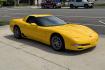 2001 Millenium Yellow /Black Chevrolet Corvette Z/06 (1G1YY12S515) with an V8 5.7 Liter engine, 6 Speed Manual transmission, located at 2304 W. Main St., Boise, ID, 83702, (208) 342-7777, 43.622105, -116.218658 - Photo#2