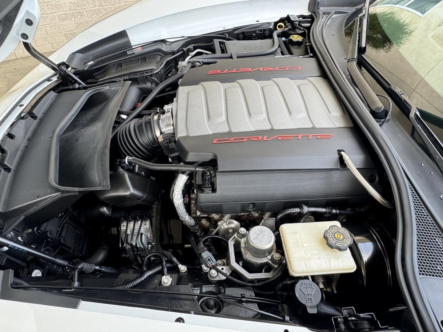 2015 Arctic White /Black Chevrolet Corvette Stingray 3LT Z51 (1G1YM3D71F5) with an V8 6.2 Liter engine, Automatic 8 Speed transmission, located at 2304 W. Main St., Boise, ID, 83702, (208) 342-7777, 43.622105, -116.218658 - Low Mileage! Amazing Condition! Must See! Must Drive! - Photo#9