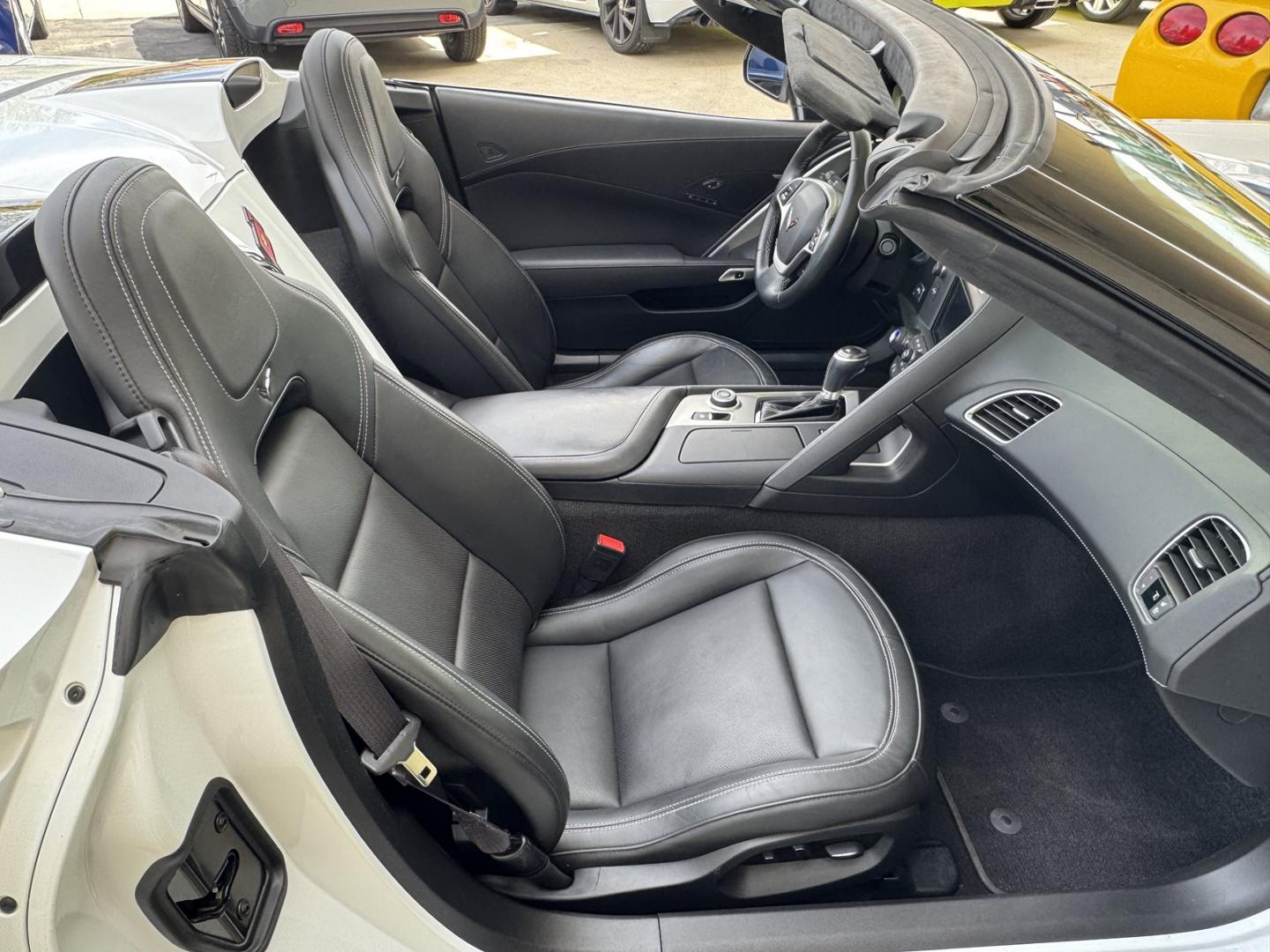 2015 Arctic White /Black Chevrolet Corvette Stingray 3LT Z51 (1G1YM3D71F5) with an V8 6.2 Liter engine, Automatic 8 Speed transmission, located at 2304 W. Main St., Boise, ID, 83702, (208) 342-7777, 43.622105, -116.218658 - Low Mileage! Amazing Condition! Must See! Must Drive! - Photo#17
