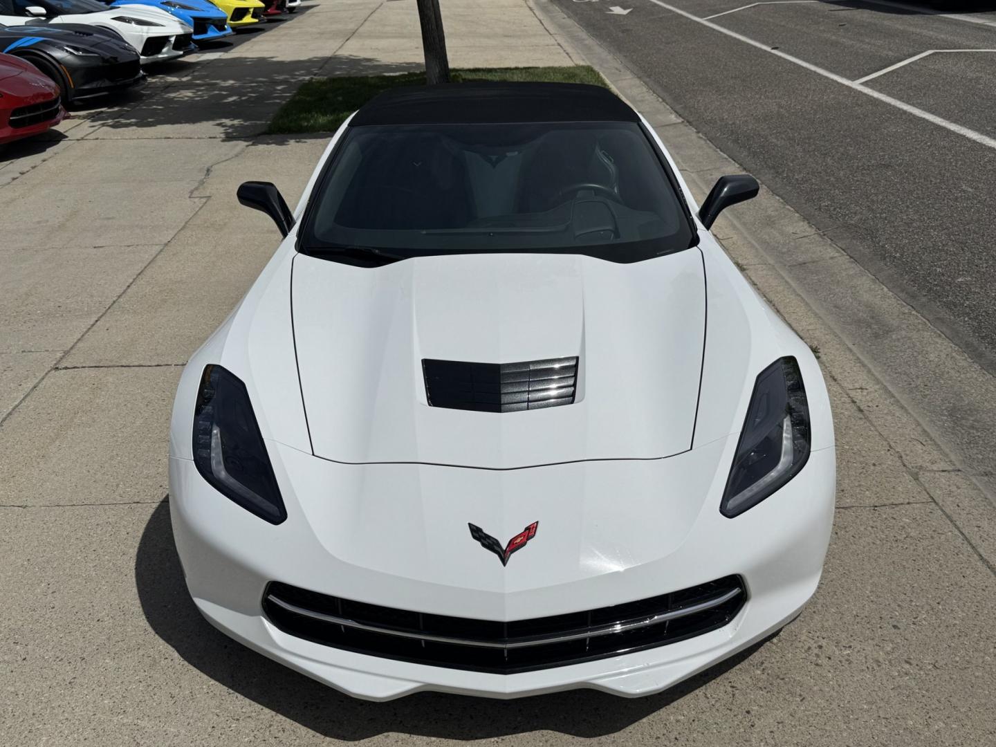 2015 Arctic White /Black Chevrolet Corvette Stingray 3LT Z51 (1G1YM3D71F5) with an V8 6.2 Liter engine, Automatic 8 Speed transmission, located at 2304 W. Main St., Boise, ID, 83702, (208) 342-7777, 43.622105, -116.218658 - Low Mileage! Amazing Condition! Must See! Must Drive! - Photo#23