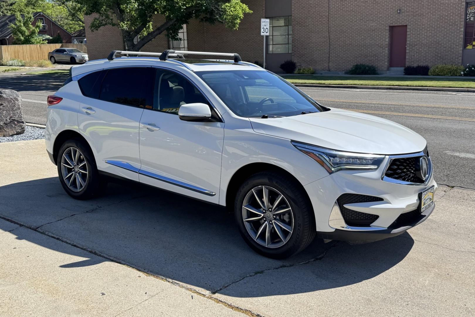 2019 White Diamond Pearl /Espresso Acura RDX Technology (5J8TC2H56KL) with an 4 Cyl 2.0 Liter Turbo engine, Automatic 10 Speed transmission, located at 2304 W. Main St., Boise, ID, 83702, (208) 342-7777, 43.622105, -116.218658 - Beautiful Color Combination! Low Mileage RDX! - Photo#2
