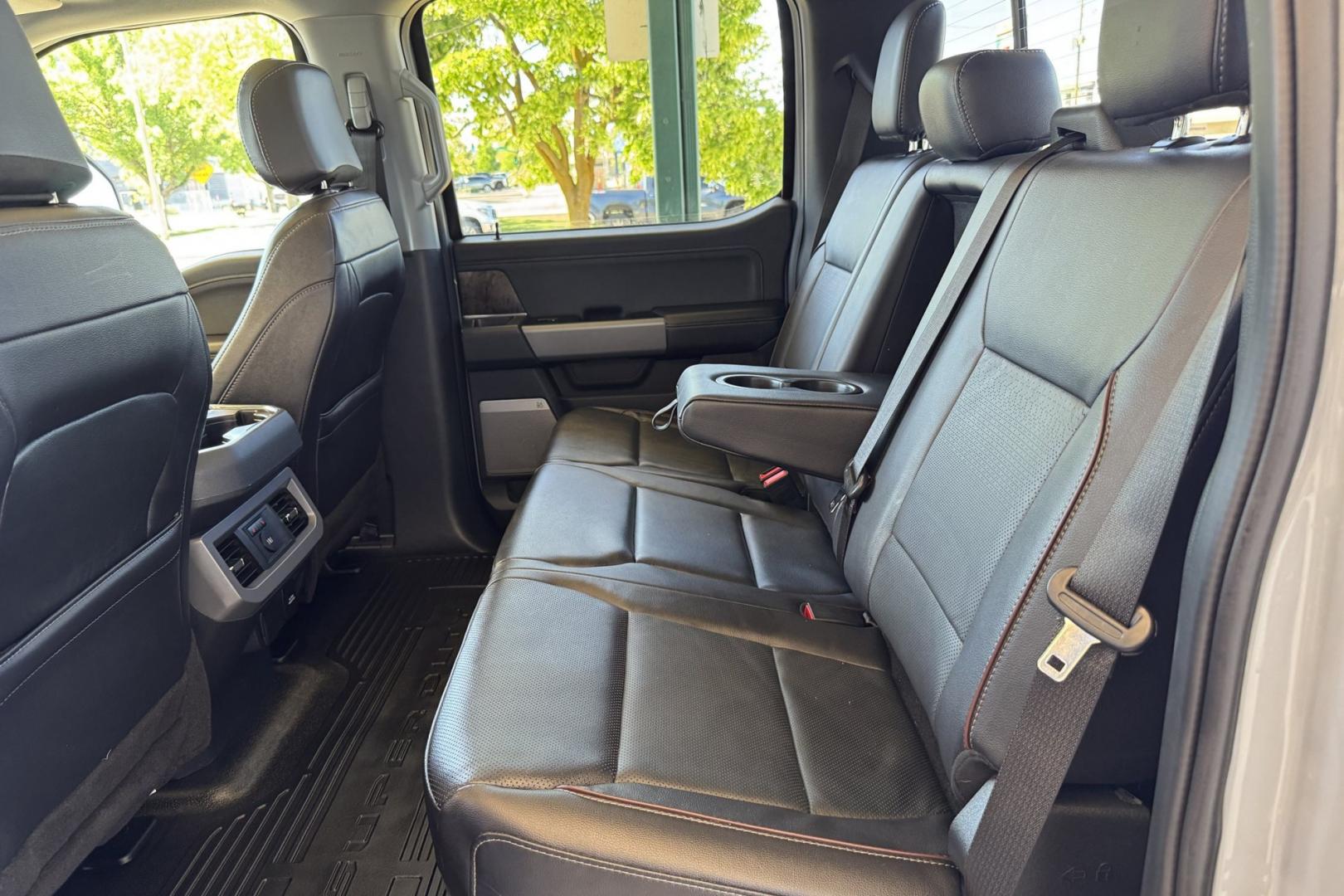2024 Glacier Gray Metallic /Black Ford F-350 Lariat (1FT8W3BM2RE) with an V8 6.7 Liter HO Powerstroke Turbo Diesel engine, Automatic 10 Speed transmission, located at 2304 W. Main St., Boise, ID, 83702, (208) 342-7777, 43.622105, -116.218658- Photo#14