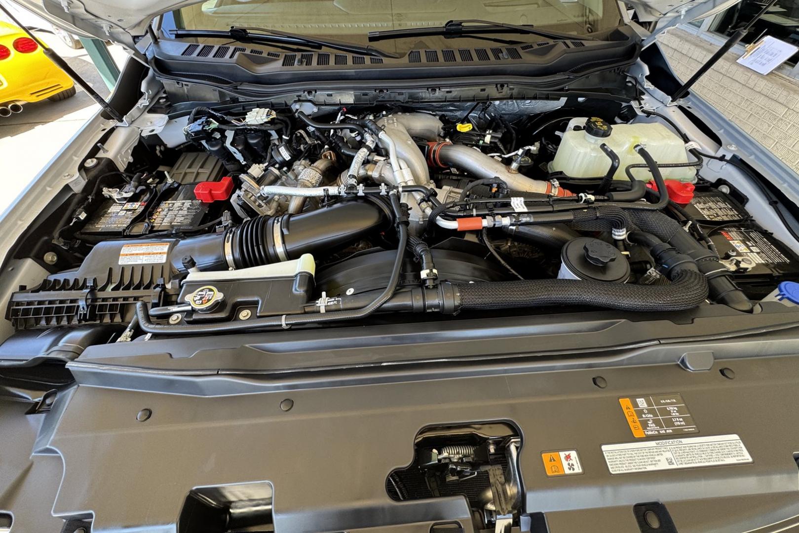 2024 Glacier Gray Metallic /Black Ford F-350 Lariat (1FT8W3BM2RE) with an V8 6.7 Liter HO Powerstroke Turbo Diesel engine, Automatic 10 Speed transmission, located at 2304 W. Main St., Boise, ID, 83702, (208) 342-7777, 43.622105, -116.218658- Photo#18