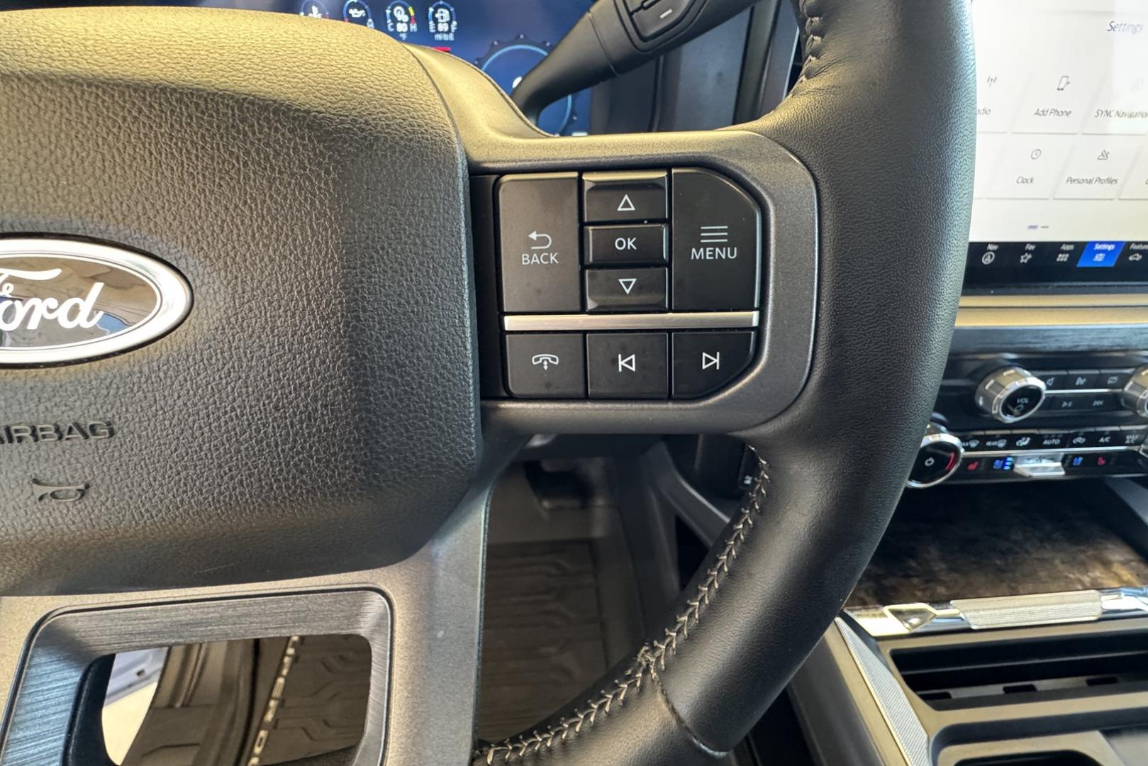 2024 Glacier Gray Metallic /Black Ford F-350 Lariat (1FT8W3BM2RE) with an V8 6.7 Liter HO Powerstroke Turbo Diesel engine, Automatic 10 Speed transmission, located at 2304 W. Main St., Boise, ID, 83702, (208) 342-7777, 43.622105, -116.218658- Photo#23