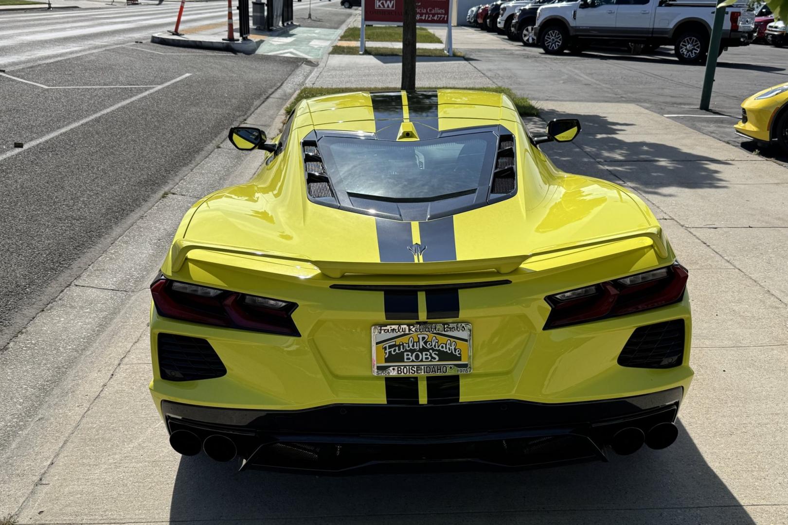 2021 Velocity Yellow /Black Chevrolet Corvette Stingray 3LT Z51 (1G1YC2D4XM5) with an V8 6.2 Liter engine, Automatic 8 Speed transmission, located at 2304 W. Main St., Boise, ID, 83702, (208) 342-7777, 43.622105, -116.218658 - Stunning And Highly Optioned C8 Coupe! - Photo#1