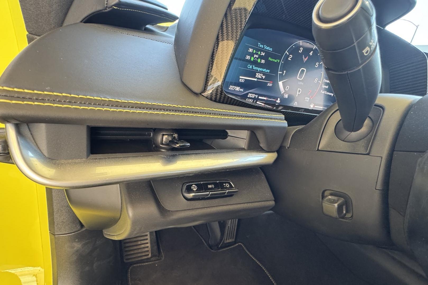 2021 Velocity Yellow /Black Chevrolet Corvette Stingray 3LT Z51 (1G1YC2D4XM5) with an V8 6.2 Liter engine, Automatic 8 Speed transmission, located at 2304 W. Main St., Boise, ID, 83702, (208) 342-7777, 43.622105, -116.218658 - Stunning And Highly Optioned C8 Coupe! - Photo#15