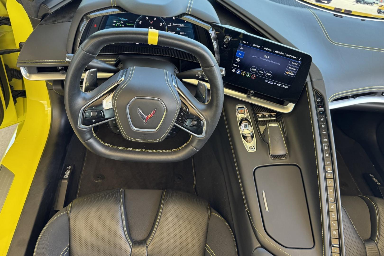 2021 Velocity Yellow /Black Chevrolet Corvette Stingray 3LT Z51 (1G1YC2D4XM5) with an V8 6.2 Liter engine, Automatic 8 Speed transmission, located at 2304 W. Main St., Boise, ID, 83702, (208) 342-7777, 43.622105, -116.218658 - Stunning And Highly Optioned C8 Coupe! - Photo#17