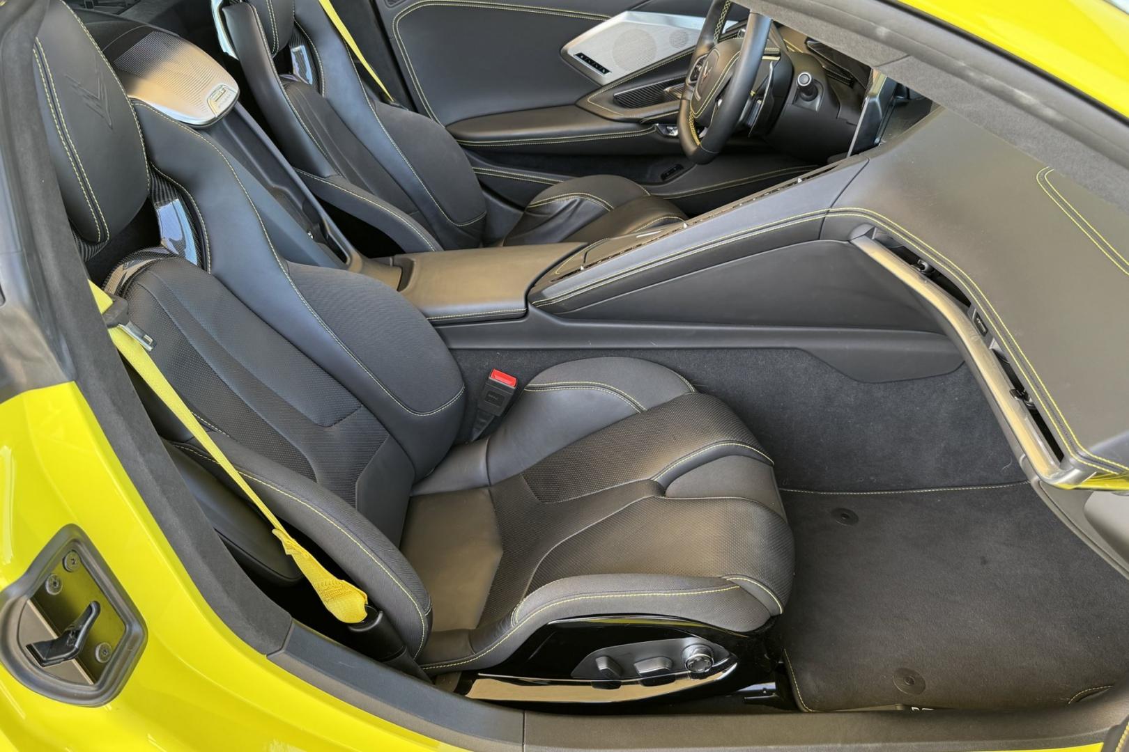2021 Velocity Yellow /Black Chevrolet Corvette Stingray 3LT Z51 (1G1YC2D4XM5) with an V8 6.2 Liter engine, Automatic 8 Speed transmission, located at 2304 W. Main St., Boise, ID, 83702, (208) 342-7777, 43.622105, -116.218658 - Stunning And Highly Optioned C8 Coupe! - Photo#20