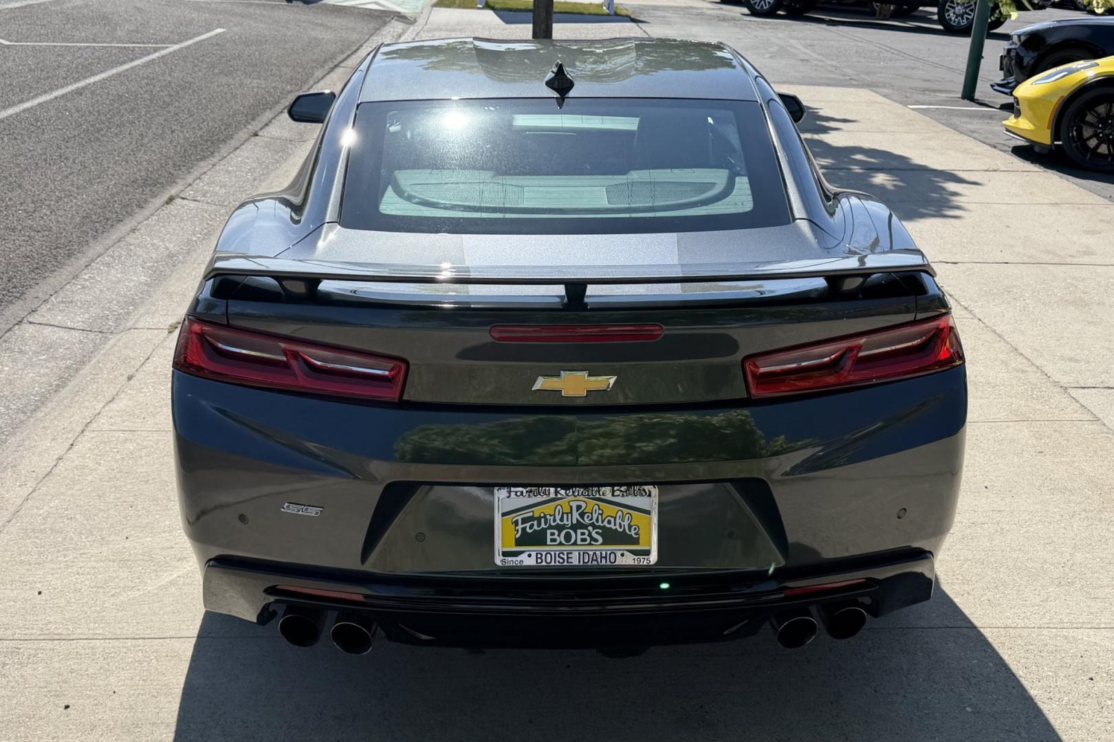 2017 Nightfall Gray Metallic /Kalahari Chevrolet Camaro 2SS (1G1FG1R78H0) with an V8 6.2 Liter engine, 6 Speed transmission, located at 2304 W. Main St., Boise, ID, 83702, (208) 342-7777, 43.622105, -116.218658 - Stunning 6 Speed Manual 2SS Camaro! - Photo#1