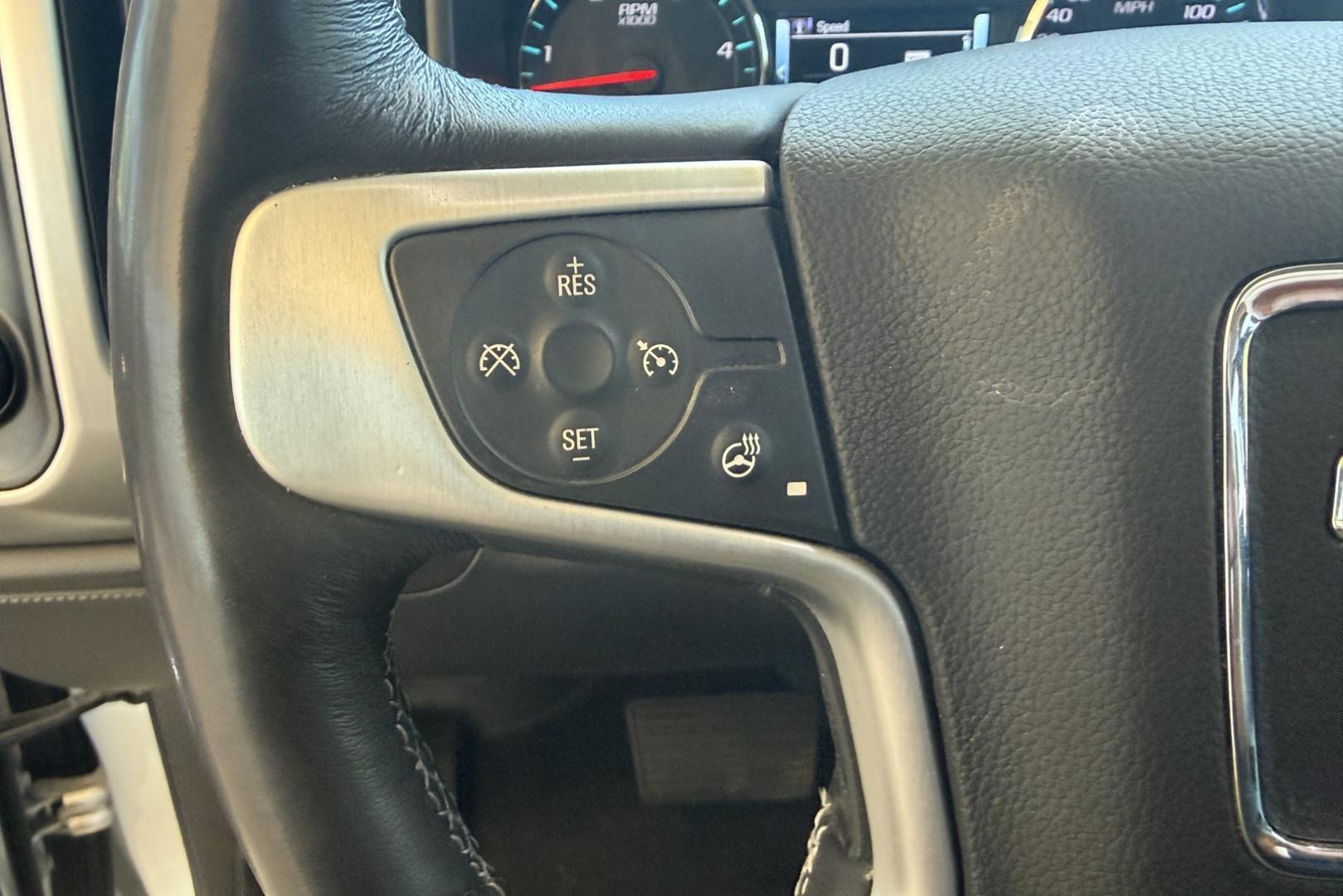 2018 Silver /Black GMC Sierra SLT Z71 (1GT12TEY5JF) with an V8 6.6 Liter Duramax Turbo Diesel engine, Allison Automatic 6 Speed transmission, located at 2304 W. Main St., Boise, ID, 83702, (208) 342-7777, 43.622105, -116.218658 - Photo#10