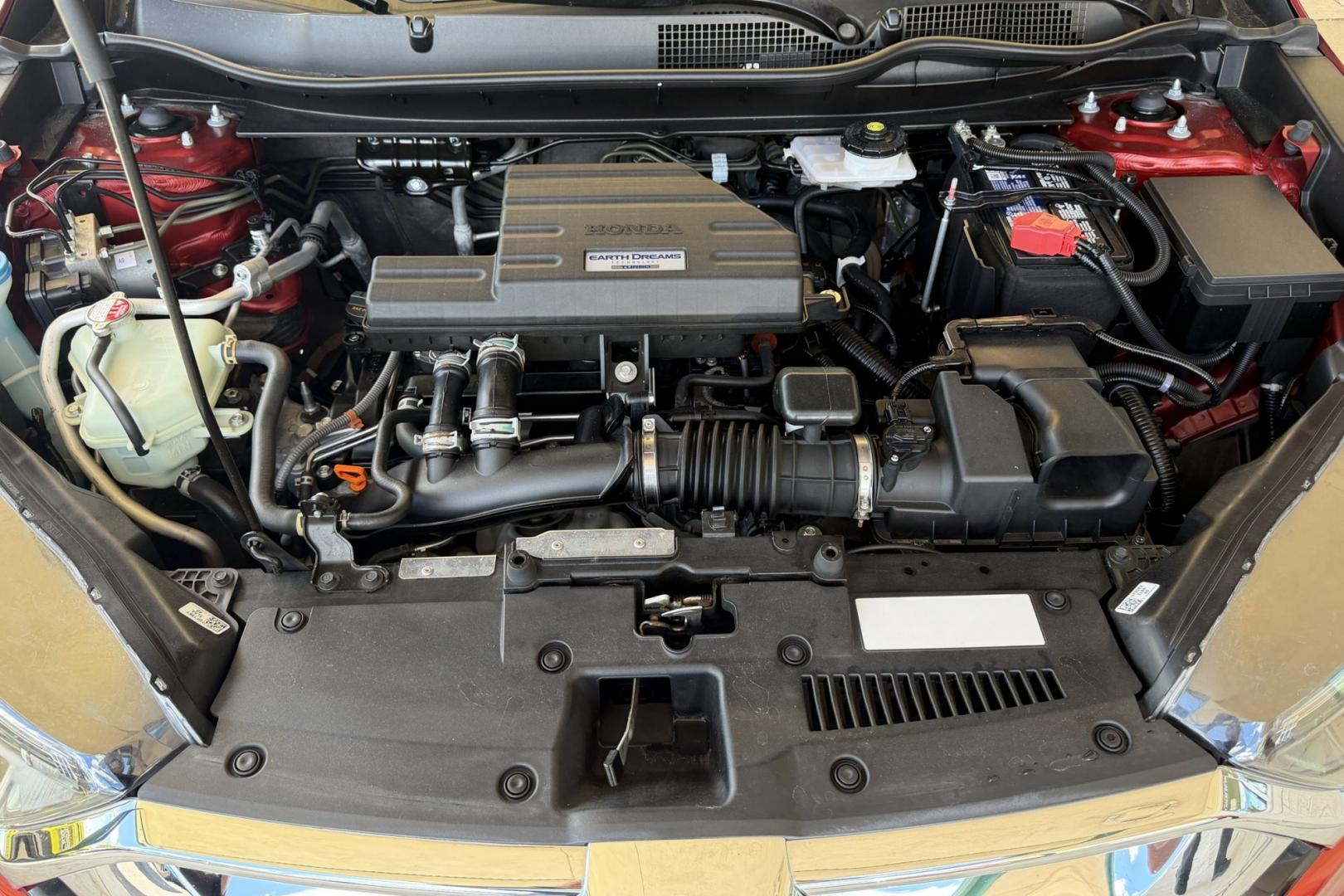 2019 Molten Lava Pearl /Tan Honda CR-V EX (5J6RW2H53KL) with an 4 Cyl 1.5 Liter Turbo engine, Automatic transmission, located at 2304 W. Main St., Boise, ID, 83702, (208) 342-7777, 43.622105, -116.218658 - Rare Color With New Tires, Low Mileage And All Wheel Drive!- Photo#16