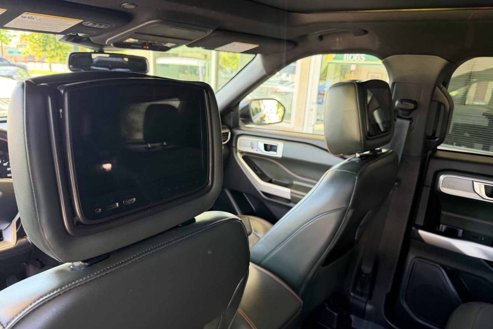 2022 Carbonized Gray Metallic /Deep Cypress Ford Explorer Timberline (1FMSK8JH4NG) with an 4 Cyl 2.3 Liter Turbo engine, Automatic 10 Speed transmission, located at 2304 W. Main St., Boise, ID, 83702, (208) 342-7777, 43.622105, -116.218658 - New Tires! Seats 6! Nicely Optioned With Safety And Performance! - Photo#20
