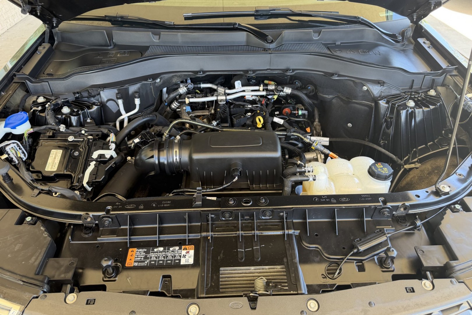 2022 Carbonized Gray Metallic /Deep Cypress Ford Explorer Timberline (1FMSK8JH4NG) with an 4 Cyl 2.3 Liter Turbo engine, Automatic 10 Speed transmission, located at 2304 W. Main St., Boise, ID, 83702, (208) 342-7777, 43.622105, -116.218658 - New Tires! Seats 6! Nicely Optioned With Safety And Performance! - Photo#23