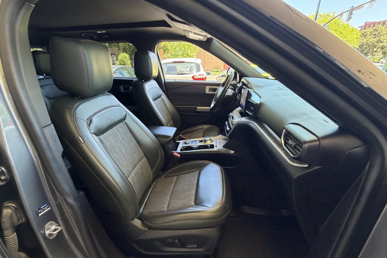 2022 Carbonized Gray Metallic /Deep Cypress Ford Explorer Timberline (1FMSK8JH4NG) with an 4 Cyl 2.3 Liter Turbo engine, Automatic 10 Speed transmission, located at 2304 W. Main St., Boise, ID, 83702, (208) 342-7777, 43.622105, -116.218658 - New Tires! Seats 6! Nicely Optioned With Safety And Performance! - Photo#24