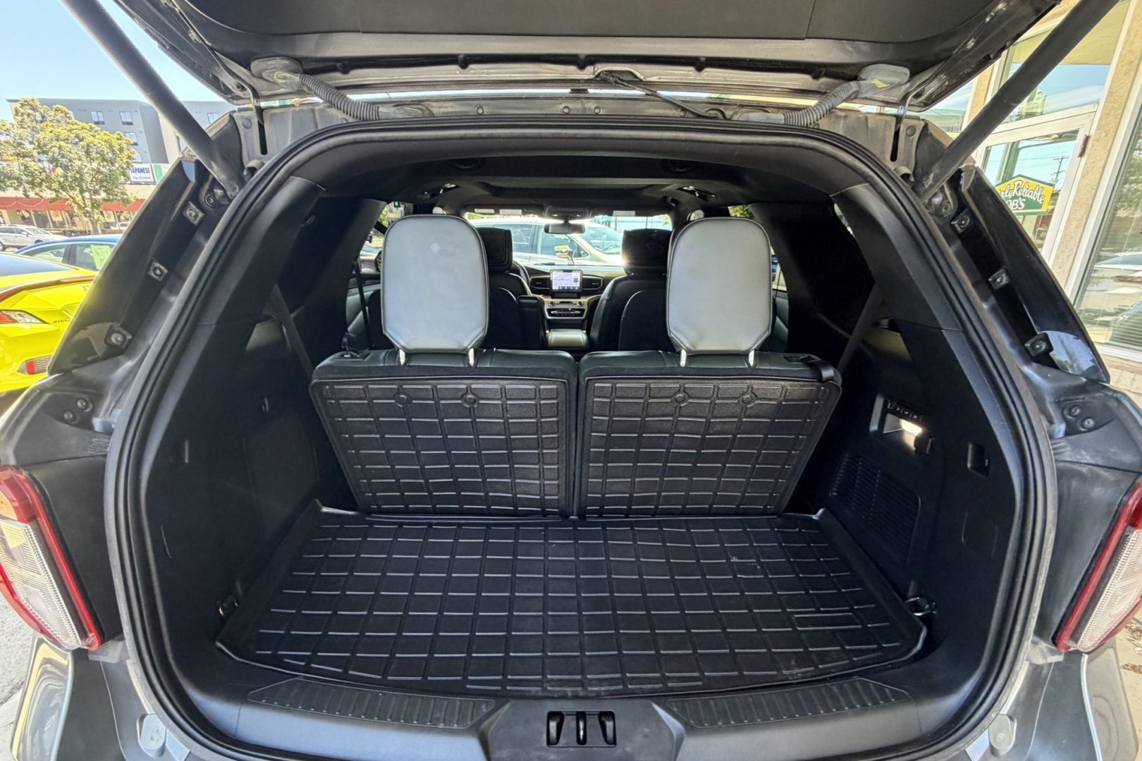 2022 Carbonized Gray Metallic /Deep Cypress Ford Explorer Timberline (1FMSK8JH4NG) with an 4 Cyl 2.3 Liter Turbo engine, Automatic 10 Speed transmission, located at 2304 W. Main St., Boise, ID, 83702, (208) 342-7777, 43.622105, -116.218658 - New Tires! Seats 6! Nicely Optioned With Safety And Performance! - Photo#26