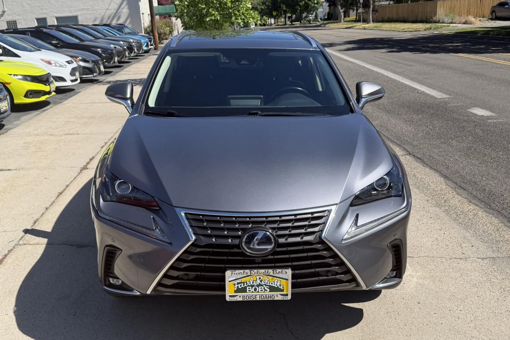 2020 Nebula Gray Pearl /Black Lexus NX 300h 300h (JTJGJRDZ4L2) with an 4 Cyl 2.5 Liter Hybrid engine, Automatic transmission, located at 2304 W. Main St., Boise, ID, 83702, (208) 342-7777, 43.622105, -116.218658 - Hard To Find, Low Mileage Hybrid! New Tires Too! - Photo#3