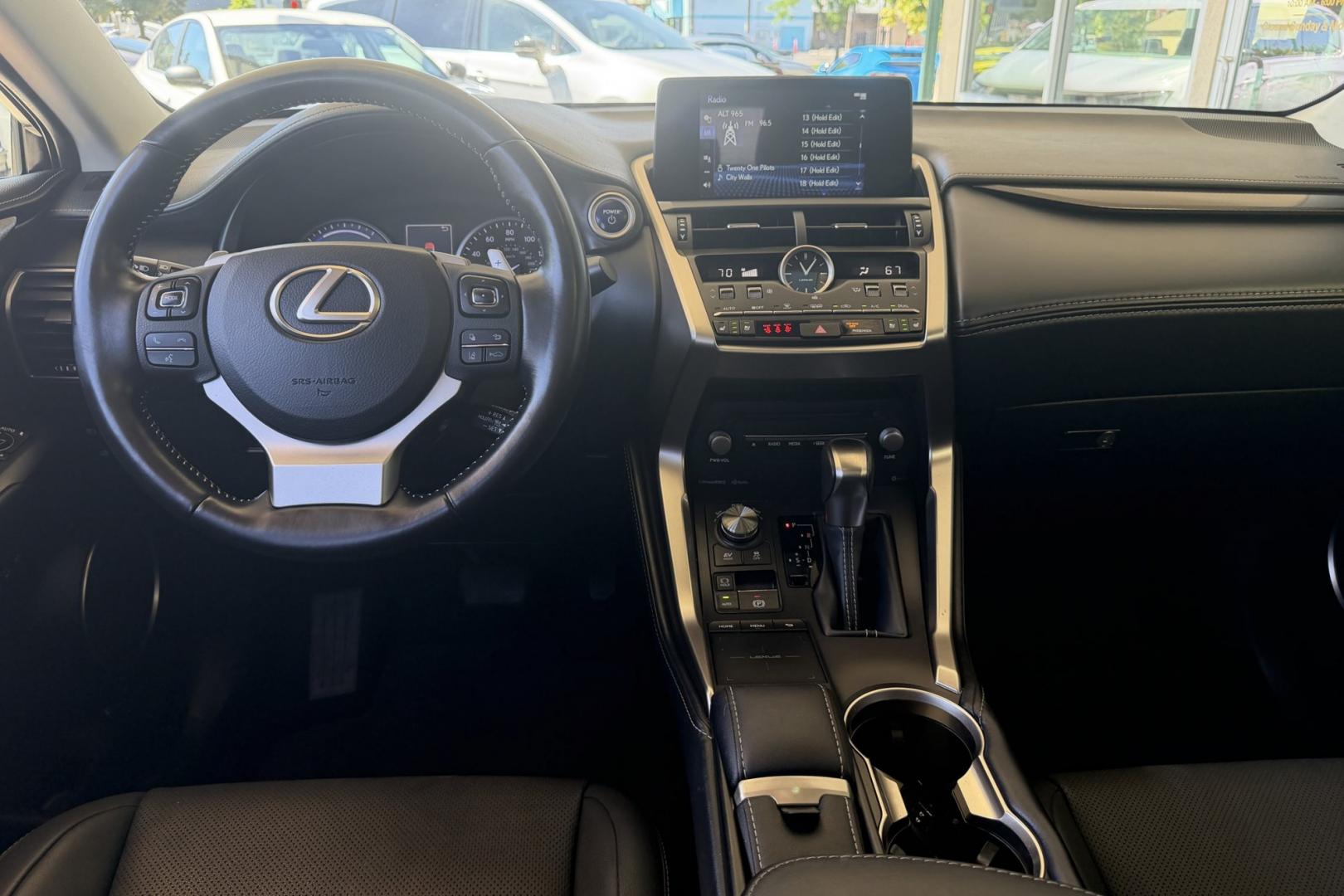 2020 Nebula Gray Pearl /Black Lexus NX 300h 300h (JTJGJRDZ4L2) with an 4 Cyl 2.5 Liter Hybrid engine, Automatic transmission, located at 2304 W. Main St., Boise, ID, 83702, (208) 342-7777, 43.622105, -116.218658 - Hard To Find, Low Mileage Hybrid! New Tires Too! - Photo#16