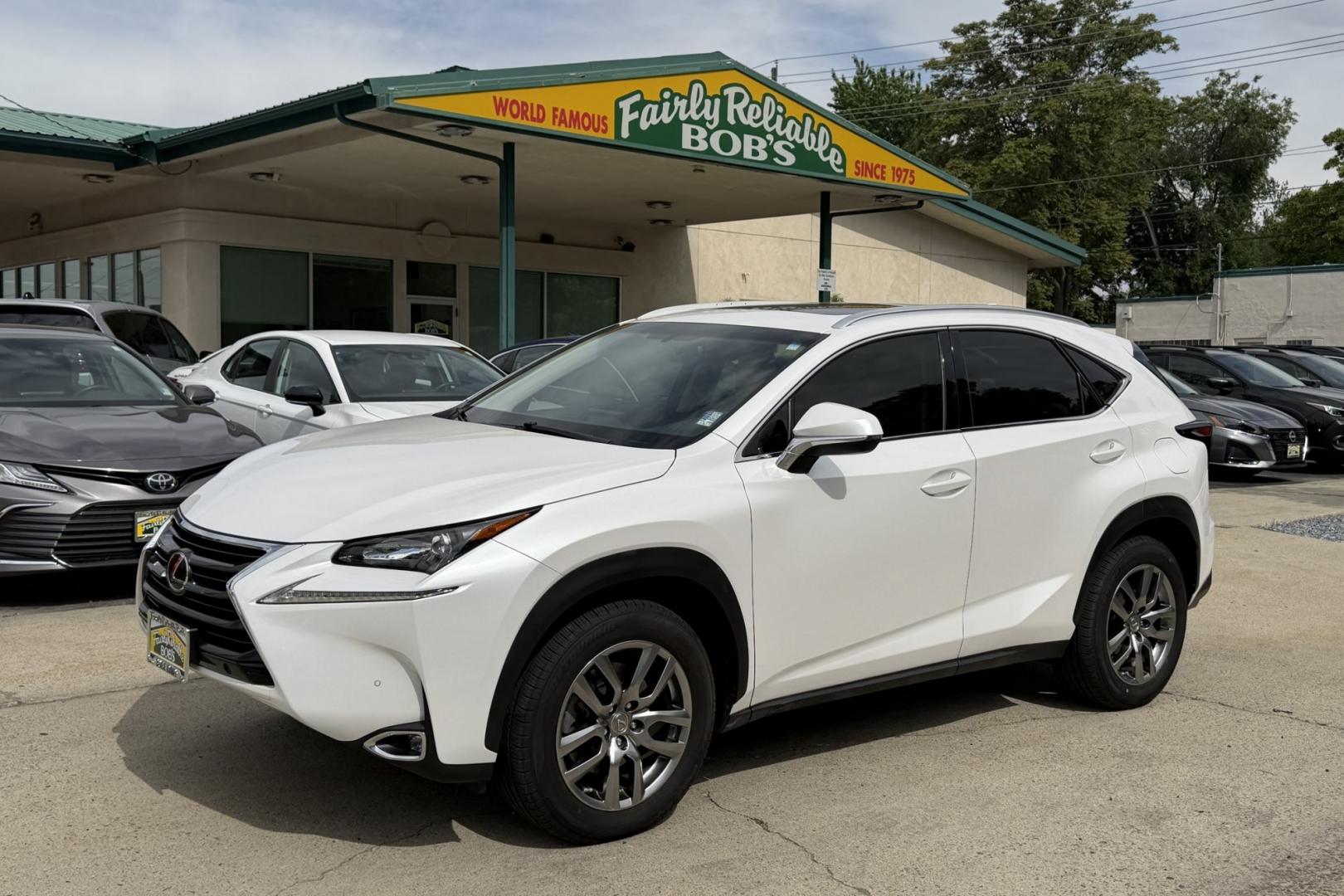2016 Eminent White Pearl /Macadamia Lexus NX 200t 200t (JTJBARBZ7G2) with an 4 Cyl 2.0 Liter Turbo engine, Automatic 6 Speed transmission, located at 2304 W. Main St., Boise, ID, 83702, (208) 342-7777, 43.622105, -116.218658 - Hard To Find! Great To Own! Very Clean Lexus! - Photo#0