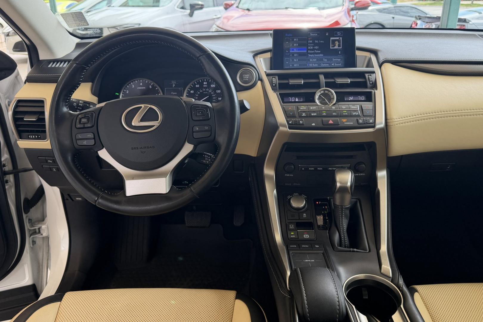 2016 Eminent White Pearl /Macadamia Lexus NX 200t 200t (JTJBARBZ7G2) with an 4 Cyl 2.0 Liter Turbo engine, Automatic 6 Speed transmission, located at 2304 W. Main St., Boise, ID, 83702, (208) 342-7777, 43.622105, -116.218658 - Hard To Find! Great To Own! Very Clean Lexus! - Photo#16
