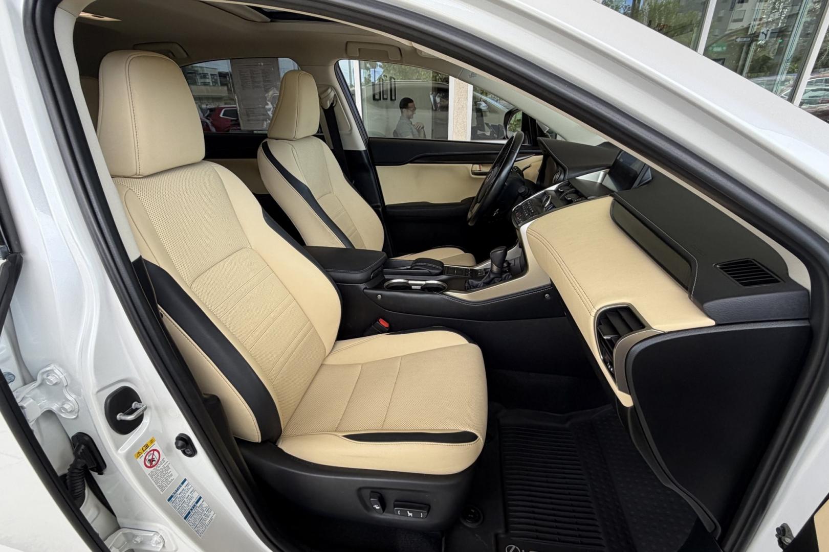 2016 Eminent White Pearl /Macadamia Lexus NX 200t 200t (JTJBARBZ7G2) with an 4 Cyl 2.0 Liter Turbo engine, Automatic 6 Speed transmission, located at 2304 W. Main St., Boise, ID, 83702, (208) 342-7777, 43.622105, -116.218658 - Hard To Find! Great To Own! Very Clean Lexus! - Photo#19