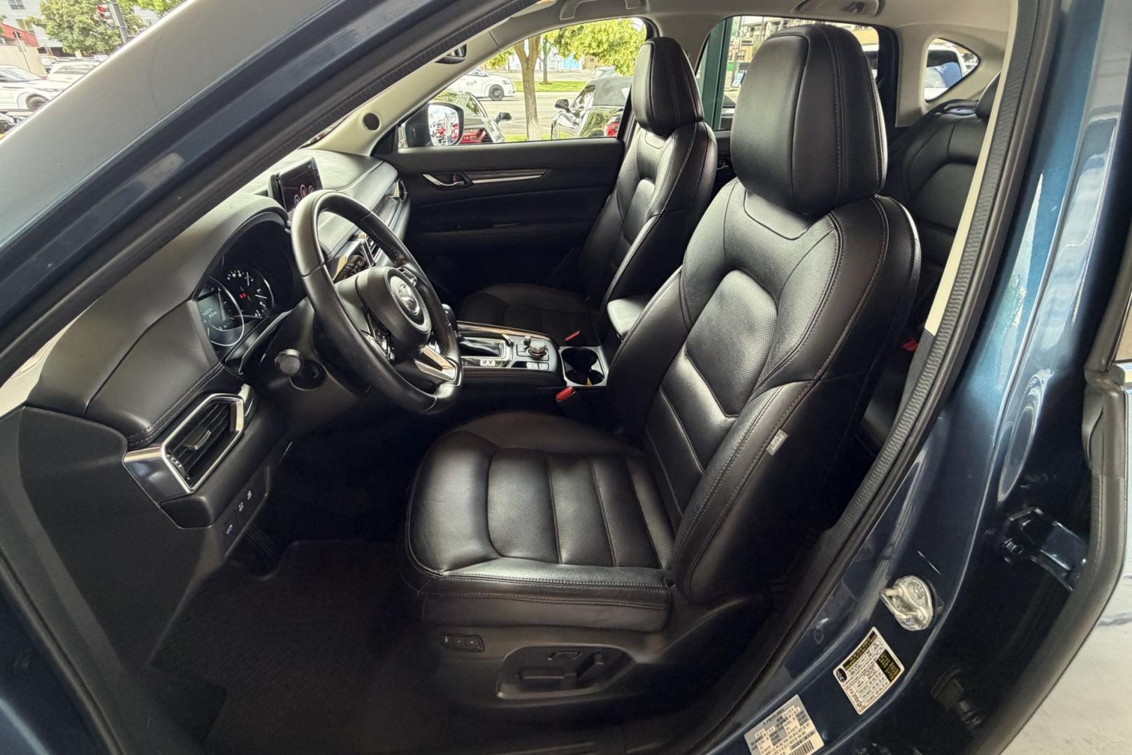 2019 Eternal Blue Mica /Black Mazda CX-5 Grand Touring (JM3KFBDM5K1) with an 4 Cyl 2.5 Liter engine, Automatic 6 Speed transmission, located at 2304 W. Main St., Boise, ID, 83702, (208) 342-7777, 43.622105, -116.218658 - GT Premium Package! All Wheel Drive! Apple Car Play/Android Auto! Clean Car! - Photo#8
