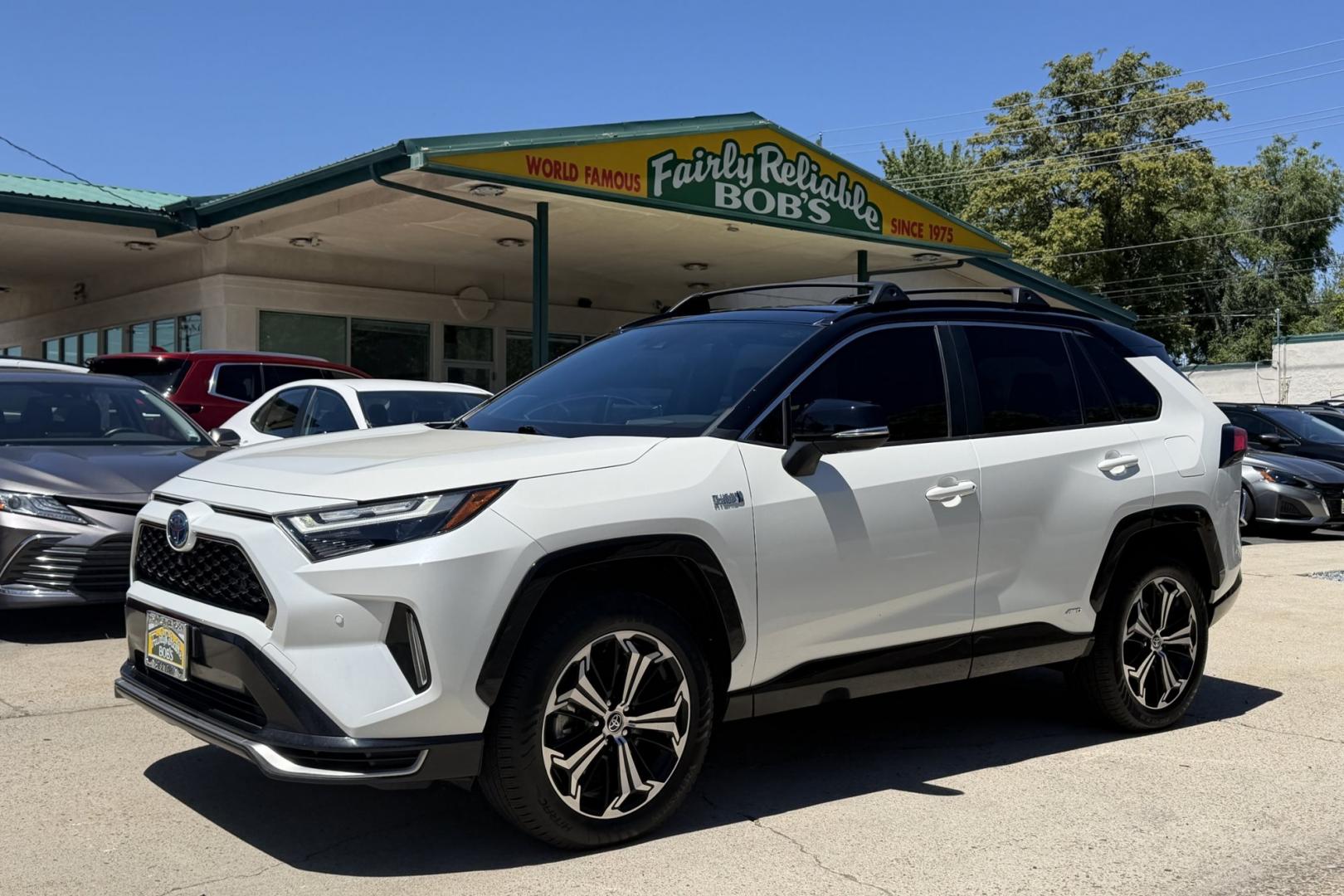 2022 Blizzard Pearl /Black Toyota RAV4 Prime XSE (JTMFB3FV8ND) with an 4 Cyl 2.5 Liter Plug In Hybrid engine, Automatic transmission, located at 2304 W. Main St., Boise, ID, 83702, (208) 342-7777, 43.622105, -116.218658 - Loaded With Safety And Comfort! Hard To Find! Great To Own!- Photo#0