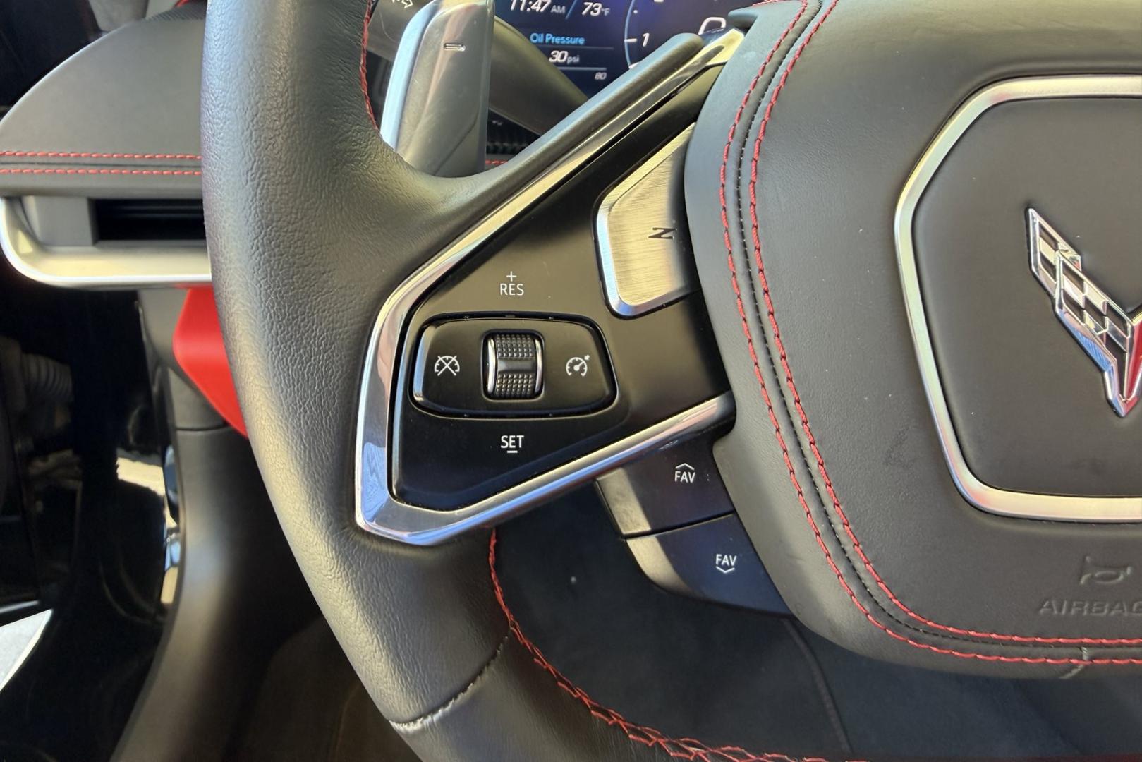 2021 Black /Adrenaline Red Chevrolet Corvette Stingray Convertible 3LT Z51 (1G1YC3D44M5) with an V8 6.2 Liter engine, Automatic 8 Speed transmission, located at 2304 W. Main St., Boise, ID, 83702, (208) 342-7777, 43.622105, -116.218658 - Highly Optioned And Beautiful!- Photo#9