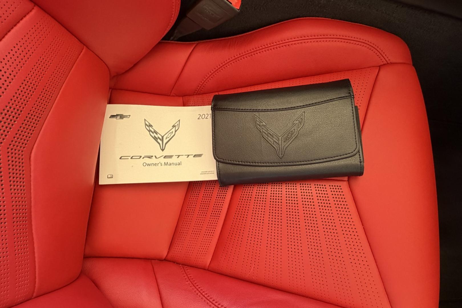 2021 Black /Adrenaline Red Chevrolet Corvette Stingray Convertible 3LT Z51 (1G1YC3D44M5) with an V8 6.2 Liter engine, Automatic 8 Speed transmission, located at 2304 W. Main St., Boise, ID, 83702, (208) 342-7777, 43.622105, -116.218658 - Highly Optioned And Beautiful!- Photo#25