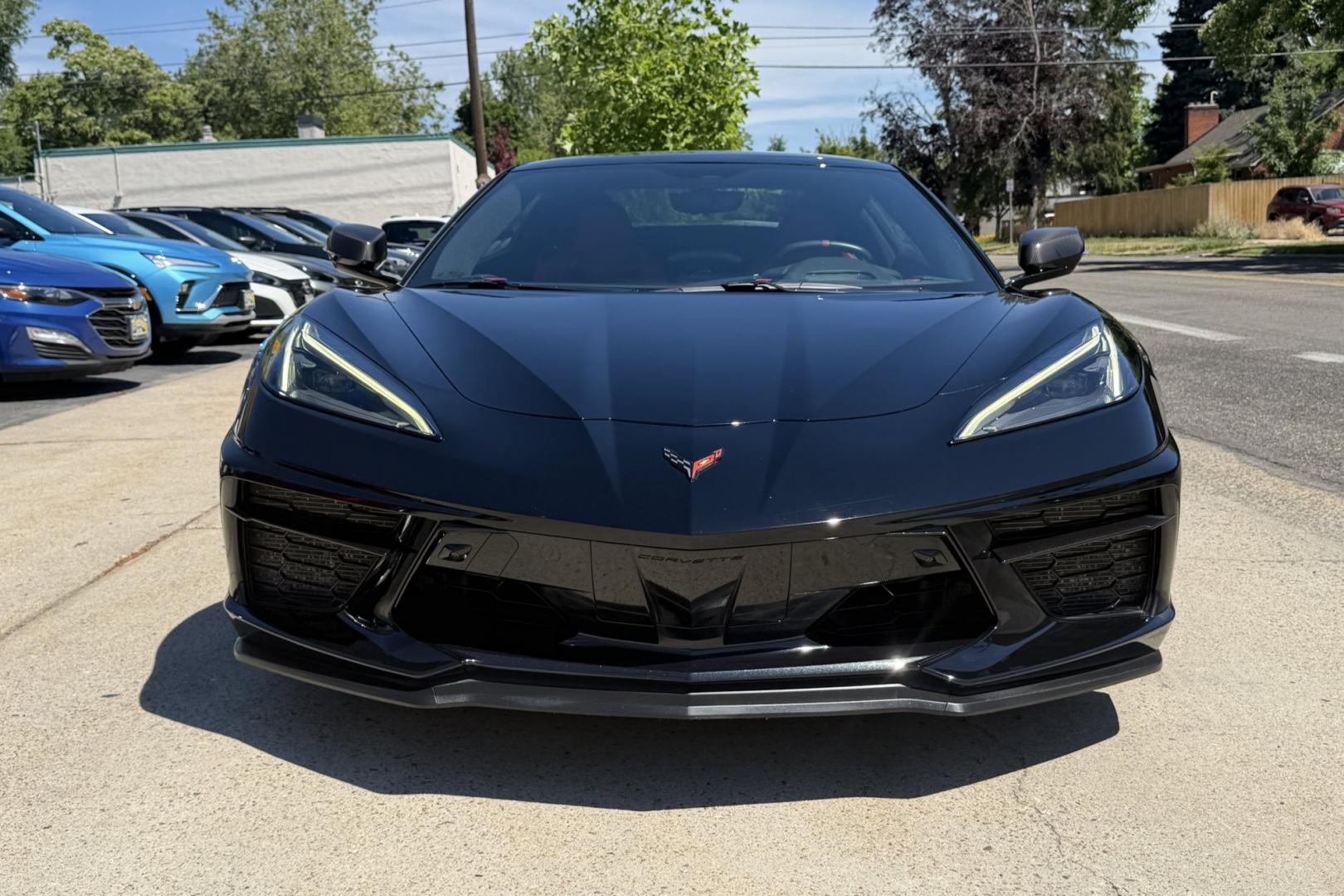 2021 Black /Adrenaline Red Chevrolet Corvette Stingray Convertible 3LT Z51 (1G1YC3D44M5) with an V8 6.2 Liter engine, Automatic 8 Speed transmission, located at 2304 W. Main St., Boise, ID, 83702, (208) 342-7777, 43.622105, -116.218658 - Highly Optioned And Beautiful!- Photo#32
