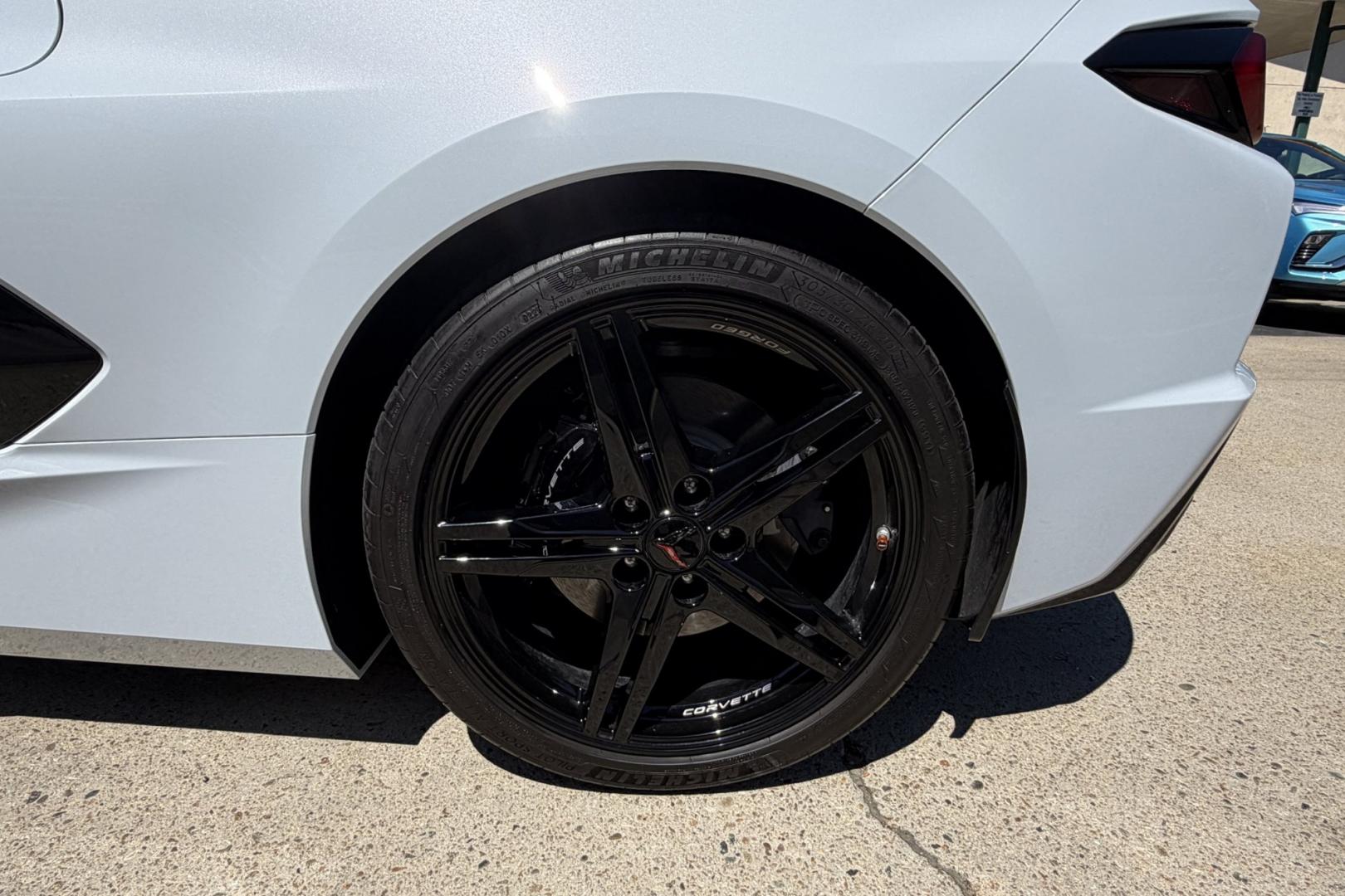 2024 Ceramic Matrix Gray /Adrenaline Red Chevrolet Corvette Stingray Convertible 2LT (1G1YB3D45R5) with an V8 6.2 Liter engine, Automatic 8 Speed transmission, located at 2304 W. Main St., Boise, ID, 83702, (208) 342-7777, 43.622105, -116.218658 - Stunning! Low Mileage And Ready To Go!- Photo#6