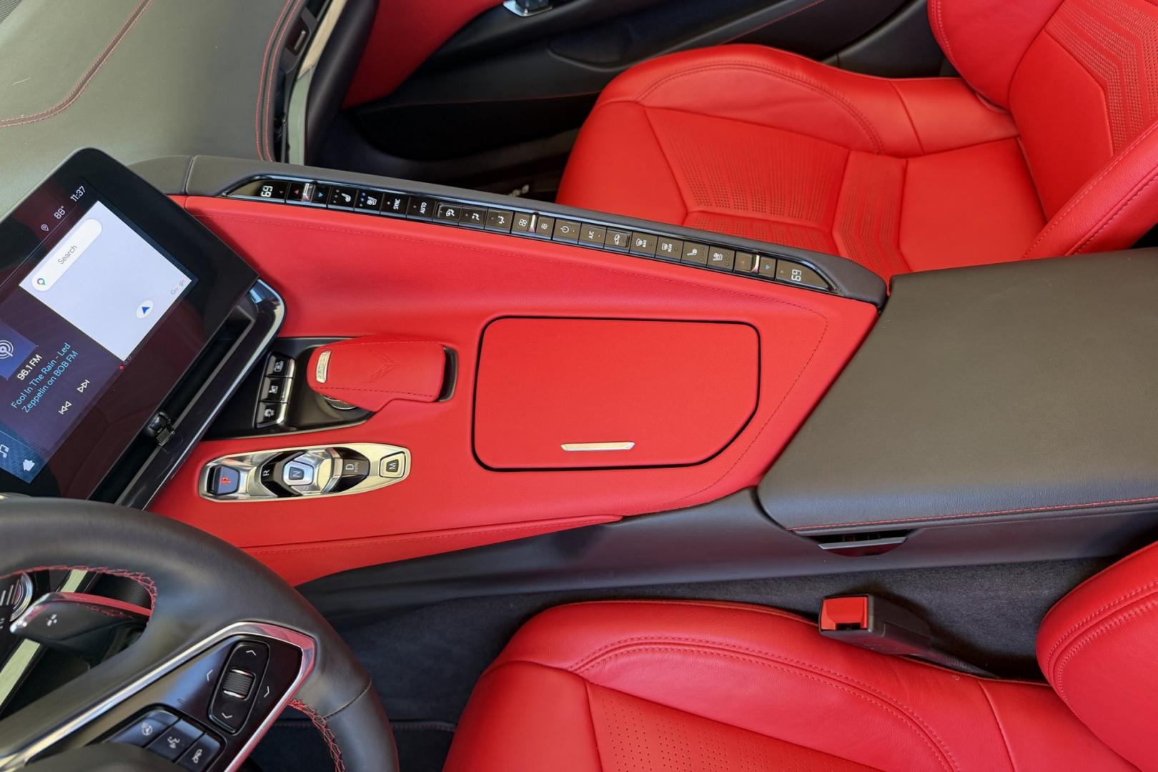 2024 Ceramic Matrix Gray /Adrenaline Red Chevrolet Corvette Stingray Convertible 2LT (1G1YB3D45R5) with an V8 6.2 Liter engine, Automatic 8 Speed transmission, located at 2304 W. Main St., Boise, ID, 83702, (208) 342-7777, 43.622105, -116.218658 - Stunning! Low Mileage And Ready To Go!- Photo#19