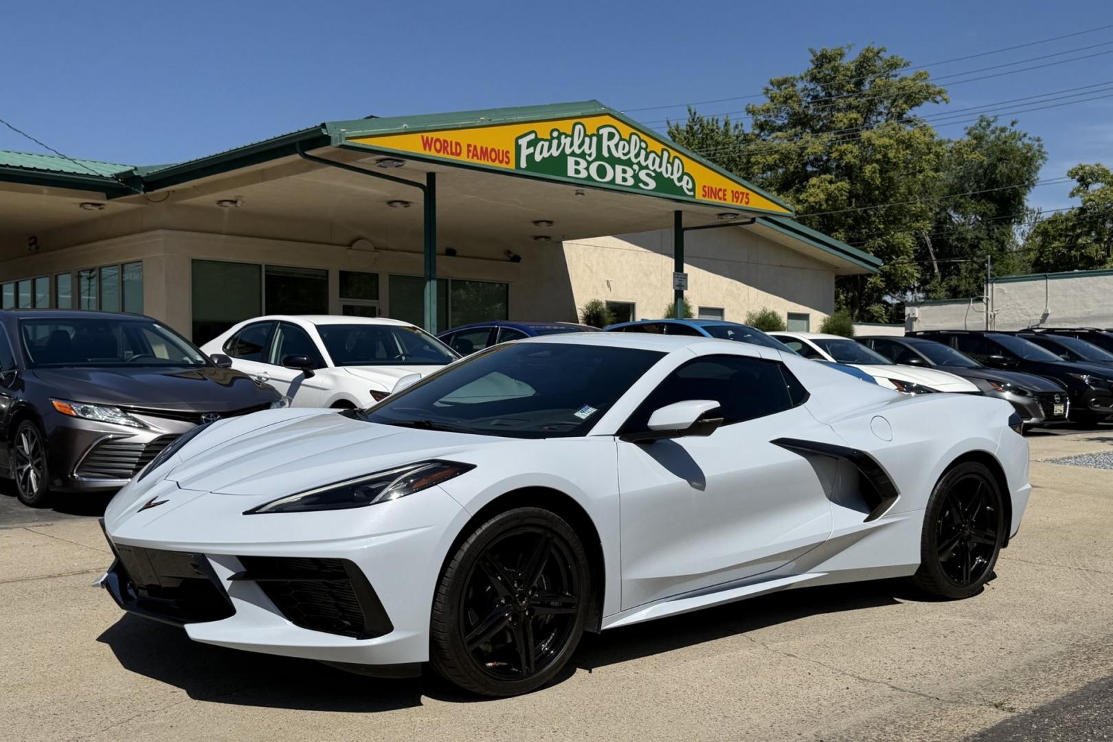 2024 Ceramic Matrix Gray /Adrenaline Red Chevrolet Corvette Stingray Convertible 2LT (1G1YB3D45R5) with an V8 6.2 Liter engine, Automatic 8 Speed transmission, located at 2304 W. Main St., Boise, ID, 83702, (208) 342-7777, 43.622105, -116.218658 - Stunning! Low Mileage And Ready To Go!- Photo#25
