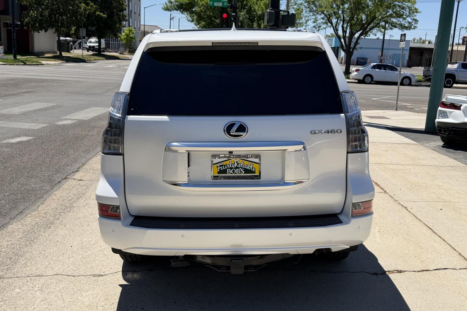 2023 Eminent White Pearl /Sepia Lexus GX 460 Premium Package (JTJAM7BX6P5) with an V8 4.6 Liter engine, Automatic 6 Speed transmission, located at 2304 W. Main St., Boise, ID, 83702, (208) 342-7777, 43.622105, -116.218658 - Clean And Ready To Go!- Photo#1