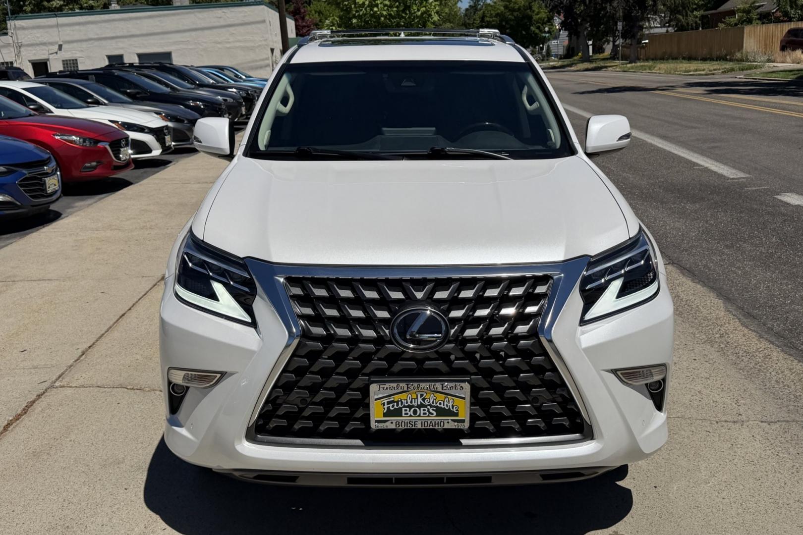 2023 Eminent White Pearl /Sepia Lexus GX 460 Premium Package (JTJAM7BX6P5) with an V8 4.6 Liter engine, Automatic 6 Speed transmission, located at 2304 W. Main St., Boise, ID, 83702, (208) 342-7777, 43.622105, -116.218658 - Clean And Ready To Go!- Photo#3