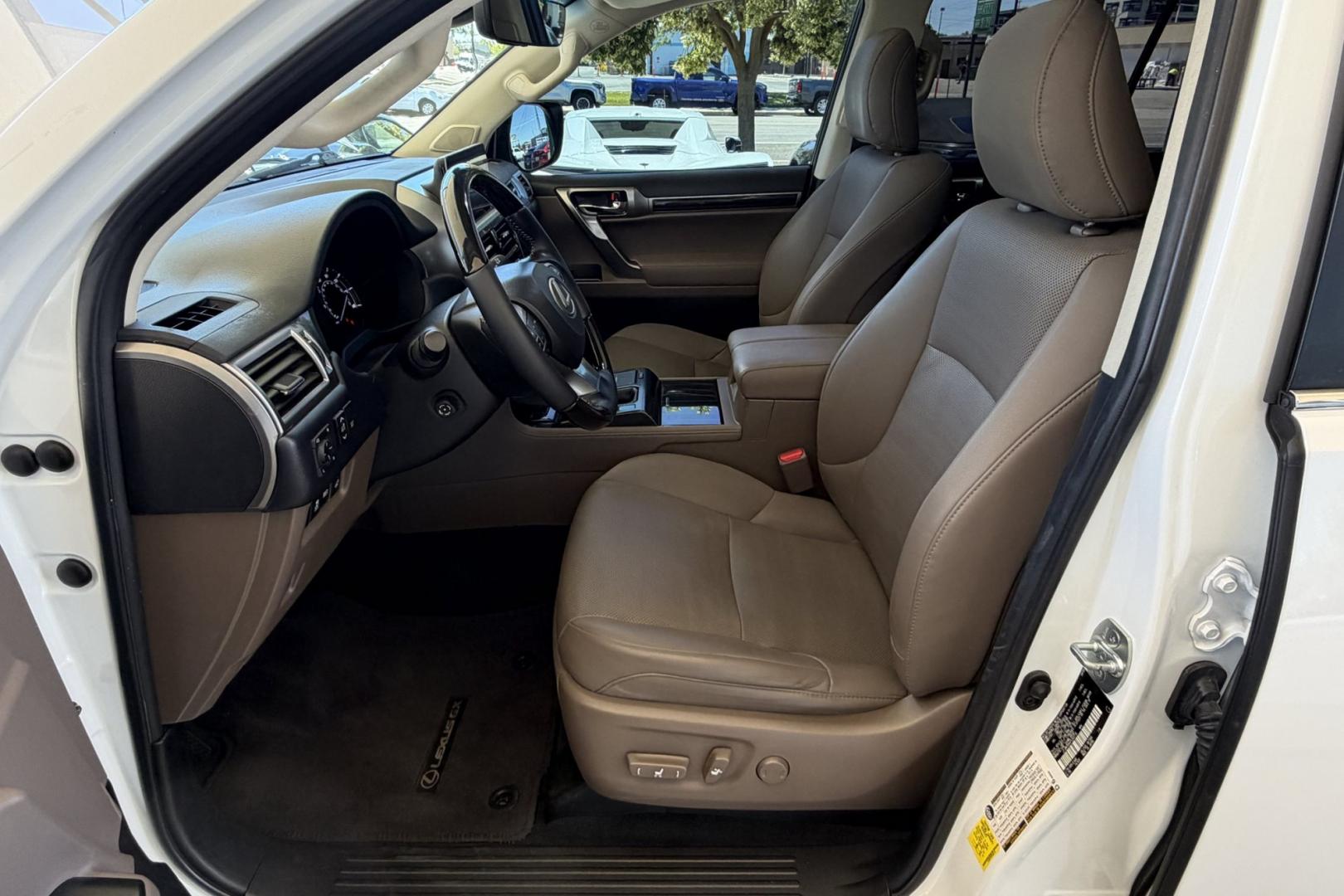 2023 Eminent White Pearl /Sepia Lexus GX 460 Premium Package (JTJAM7BX6P5) with an V8 4.6 Liter engine, Automatic 6 Speed transmission, located at 2304 W. Main St., Boise, ID, 83702, (208) 342-7777, 43.622105, -116.218658 - Clean And Ready To Go!- Photo#13