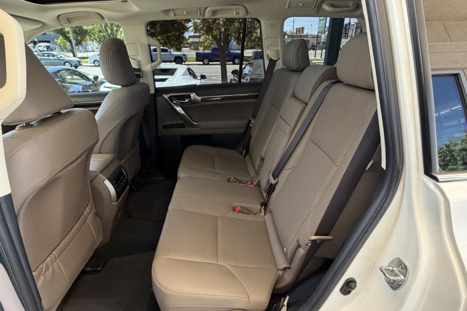2023 Eminent White Pearl /Sepia Lexus GX 460 Premium Package (JTJAM7BX6P5) with an V8 4.6 Liter engine, Automatic 6 Speed transmission, located at 2304 W. Main St., Boise, ID, 83702, (208) 342-7777, 43.622105, -116.218658 - Clean And Ready To Go!- Photo#14