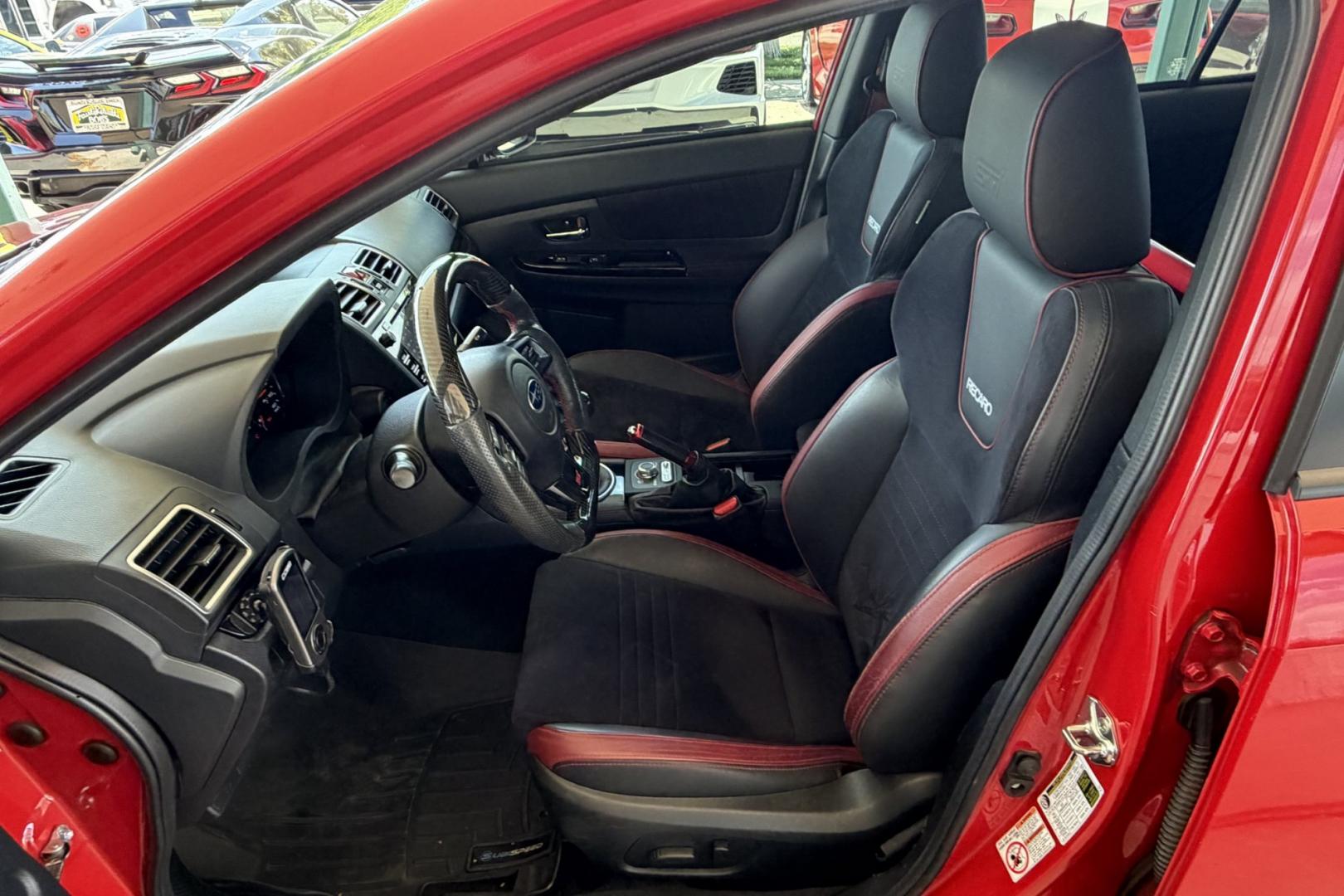 2018 Pure Red /Black/Red Subaru WRX STi (JF1VA2N67J9) with an H4 2.5 Liter Turbo engine, 6 Speed transmission, located at 2304 W. Main St., Boise, ID, 83702, (208) 342-7777, 43.622105, -116.218658 - Stunning WRX STi !- Photo#6