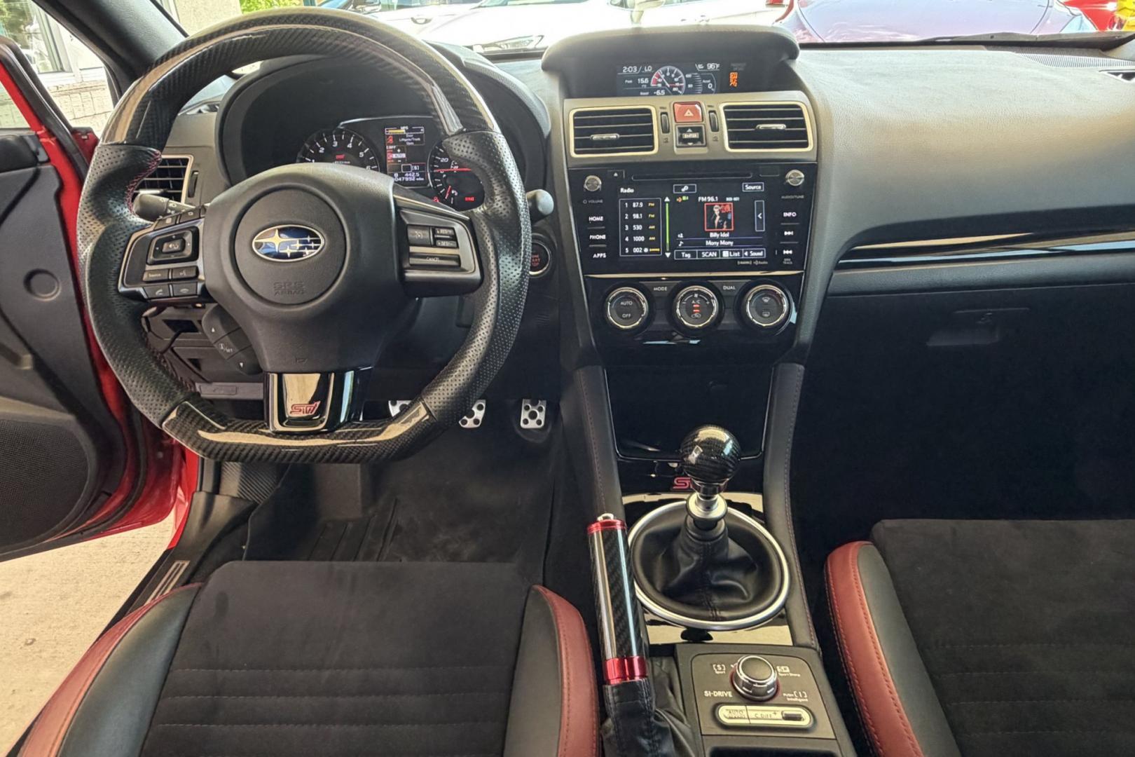 2018 Pure Red /Black/Red Subaru WRX STi (JF1VA2N67J9) with an H4 2.5 Liter Turbo engine, 6 Speed transmission, located at 2304 W. Main St., Boise, ID, 83702, (208) 342-7777, 43.622105, -116.218658 - Stunning WRX STi !- Photo#14