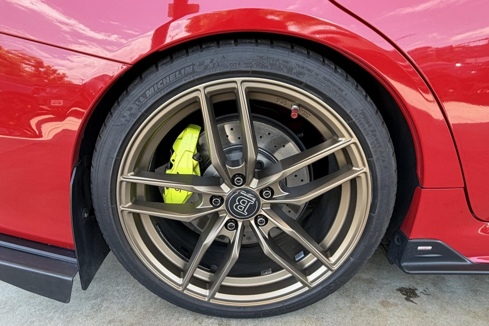 2018 Pure Red /Black/Red Subaru WRX STi (JF1VA2N67J9) with an H4 2.5 Liter Turbo engine, 6 Speed transmission, located at 2304 W. Main St., Boise, ID, 83702, (208) 342-7777, 43.622105, -116.218658 - Stunning WRX STi !- Photo#23