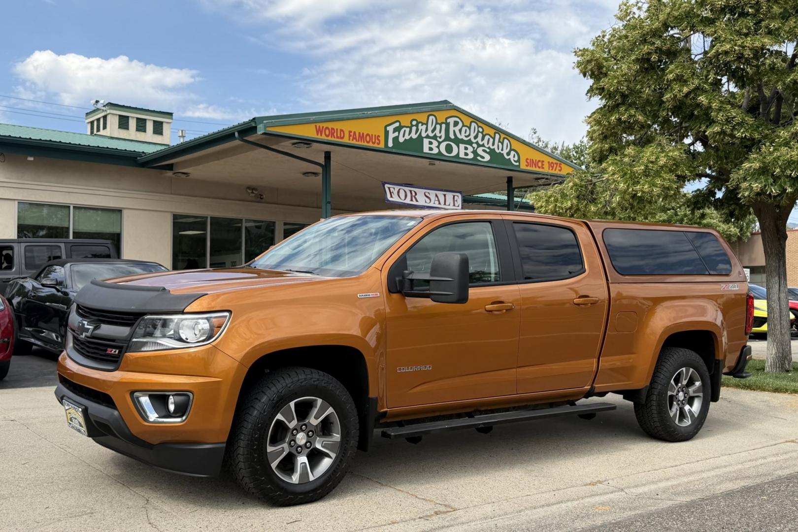 2017 Burning Hot Metallic /Black Chevrolet Colorado Z71 (1GCPTDE14H1) with an 4 Cyl 2.8 Liter Duramax Turbo Diesel engine, Automatic 6 Speed transmission, located at 2304 W. Main St., Boise, ID, 83702, (208) 342-7777, 43.622105, -116.218658 - Matching Leer Shell! Very Clean Colorado Diesel!- Photo#0