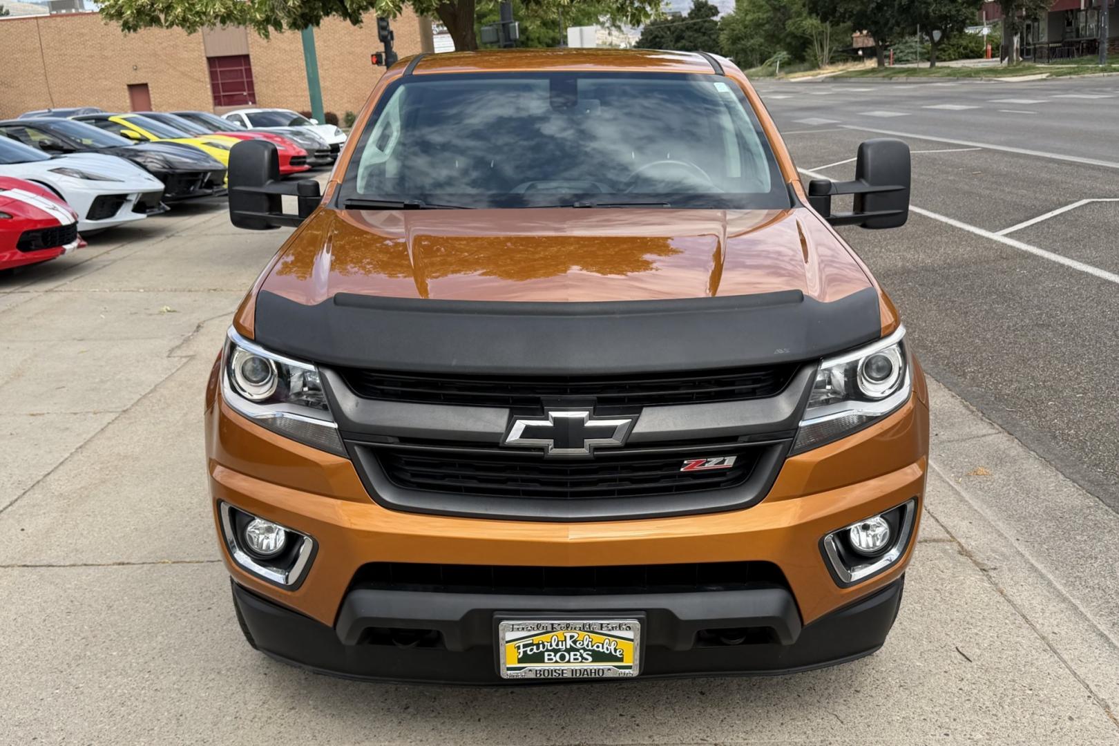 2017 Burning Hot Metallic /Black Chevrolet Colorado Z71 (1GCPTDE14H1) with an 4 Cyl 2.8 Liter Duramax Turbo Diesel engine, Automatic 6 Speed transmission, located at 2304 W. Main St., Boise, ID, 83702, (208) 342-7777, 43.622105, -116.218658 - Matching Leer Shell! Very Clean Colorado Diesel!- Photo#5