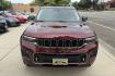 2023 Velvet Red Pearl /Gray Jeep Grand Cherokee L Overland (1C4RJKDGXP8) with an V6 3.6 Liter engine, Automatic 8 Speed transmission, located at 2304 W. Main St., Boise, ID, 83702, (208) 342-7777, 43.622105, -116.218658 - New Tires! Highly Optioned With Comfort, Safety And Power!- Photo#3