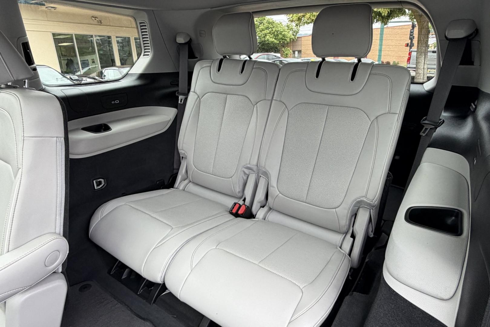 2023 Velvet Red Pearl /Gray Jeep Grand Cherokee L Overland (1C4RJKDGXP8) with an V6 3.6 Liter engine, Automatic 8 Speed transmission, located at 2304 W. Main St., Boise, ID, 83702, (208) 342-7777, 43.622105, -116.218658 - New Tires! Highly Optioned With Comfort, Safety And Power!- Photo#16