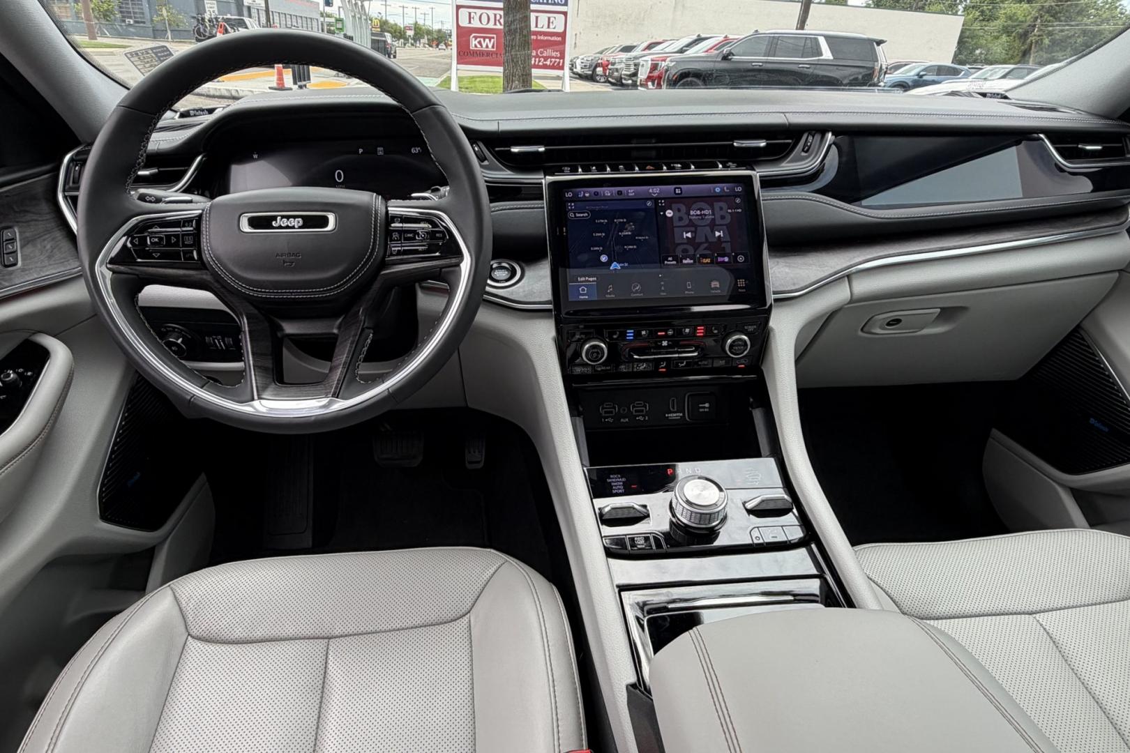 2023 Velvet Red Pearl /Gray Jeep Grand Cherokee L Overland (1C4RJKDGXP8) with an V6 3.6 Liter engine, Automatic 8 Speed transmission, located at 2304 W. Main St., Boise, ID, 83702, (208) 342-7777, 43.622105, -116.218658 - New Tires! Highly Optioned With Comfort, Safety And Power!- Photo#18