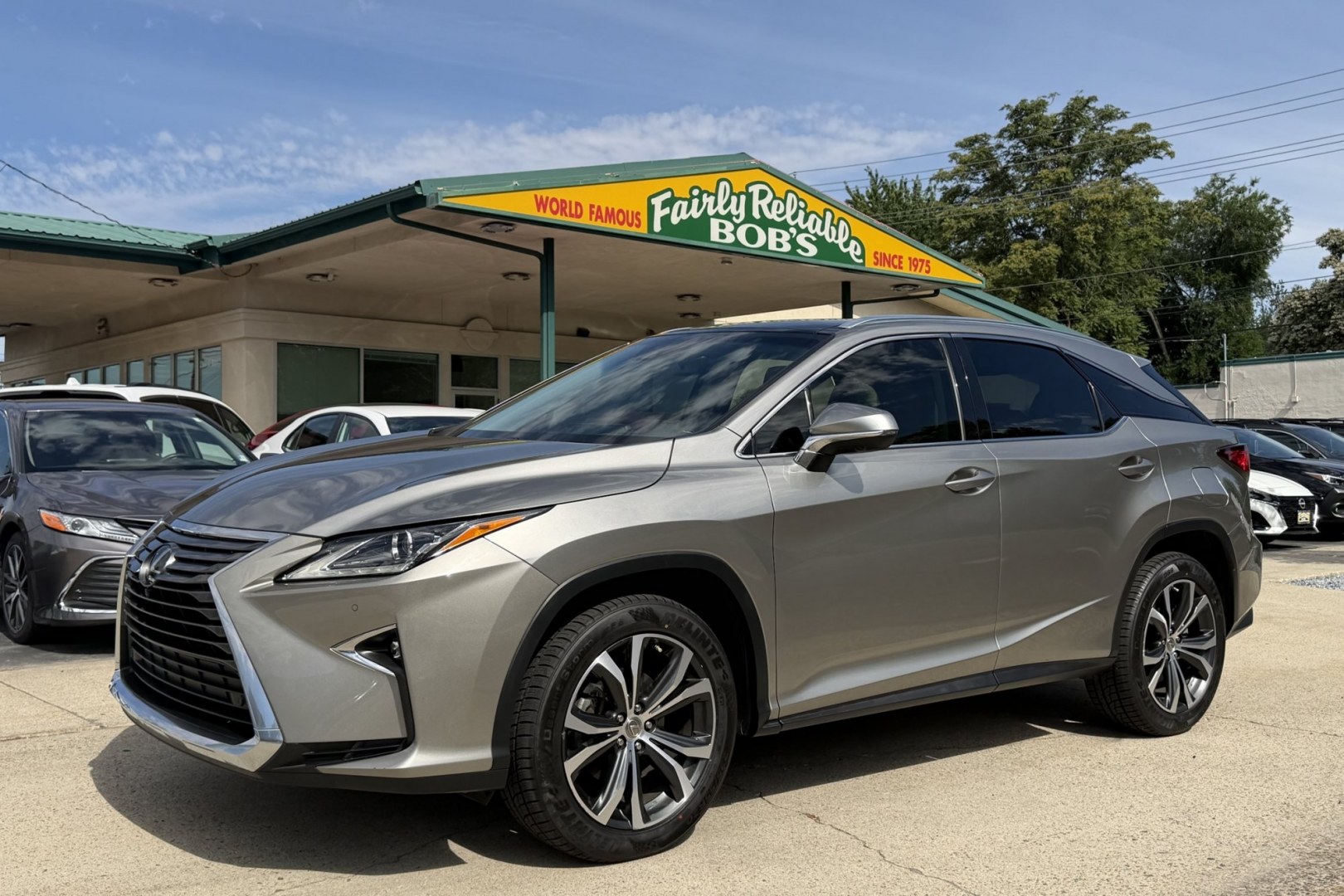2017 Atomic Silver /Gray Lexus RX 350 Luxury (2T2ZZMCA5HC) with an V6 3.5 Liter engine, Automatic 8 Speed transmission, located at 2304 W. Main St., Boise, ID, 83702, (208) 342-7777, 43.622105, -116.218658 - Only 31k Miles! New Tires! Highly Optioned For Safety And Comfort!- Photo#0