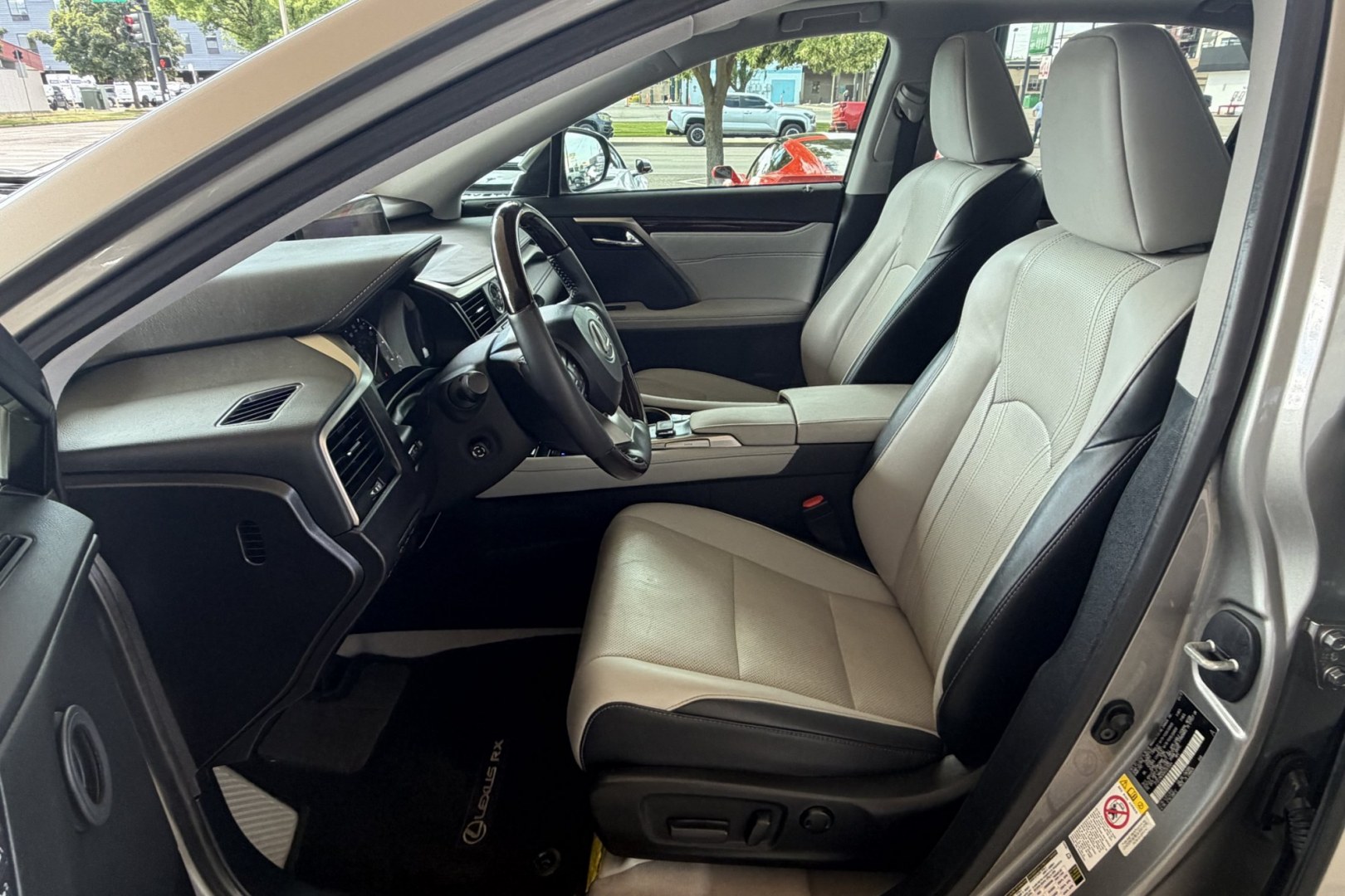 2017 Atomic Silver /Gray Lexus RX 350 Luxury (2T2ZZMCA5HC) with an V6 3.5 Liter engine, Automatic 8 Speed transmission, located at 2304 W. Main St., Boise, ID, 83702, (208) 342-7777, 43.622105, -116.218658 - Only 31k Miles! New Tires! Highly Optioned For Safety And Comfort!- Photo#13