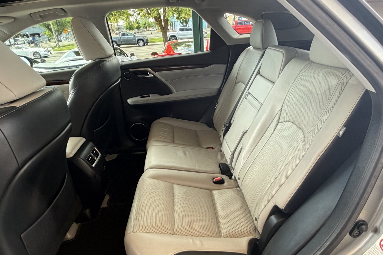 2017 Atomic Silver /Gray Lexus RX 350 Luxury (2T2ZZMCA5HC) with an V6 3.5 Liter engine, Automatic 8 Speed transmission, located at 2304 W. Main St., Boise, ID, 83702, (208) 342-7777, 43.622105, -116.218658 - Only 31k Miles! New Tires! Highly Optioned For Safety And Comfort!- Photo#14